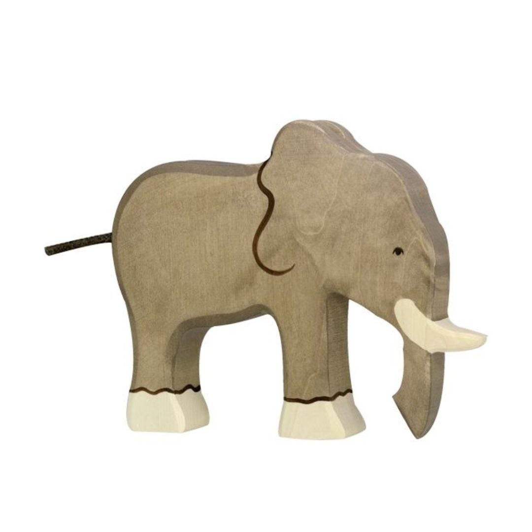 Holztiger Wooden Elephant Figure | Playroom Avenue