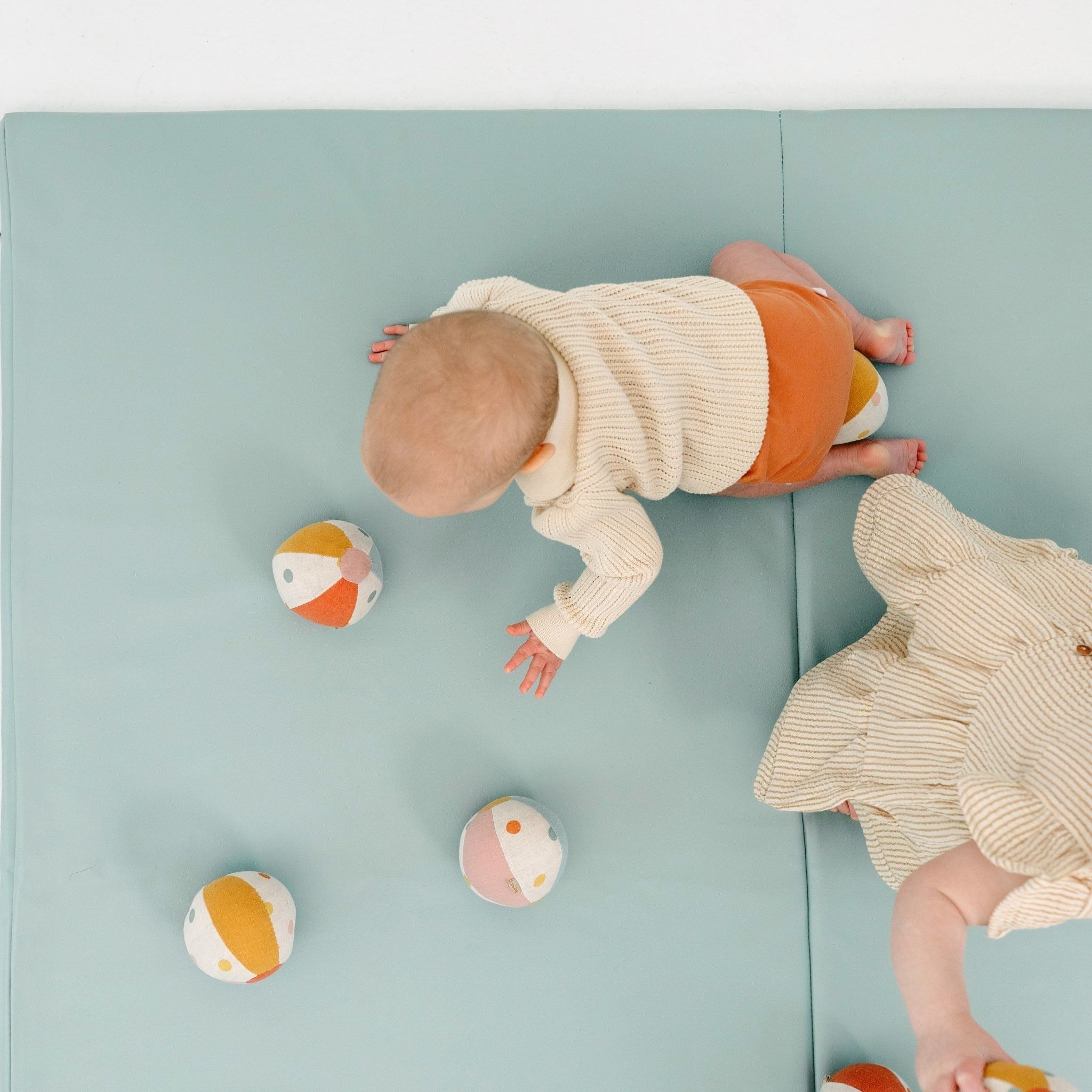 Toki Kids Sage Vegan Leather Mat | Playroom Avenue