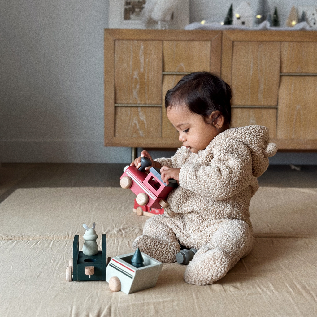 Toki Kids Cloud + Sandcastle Organic Cotton Mat | Playroom Avenue
