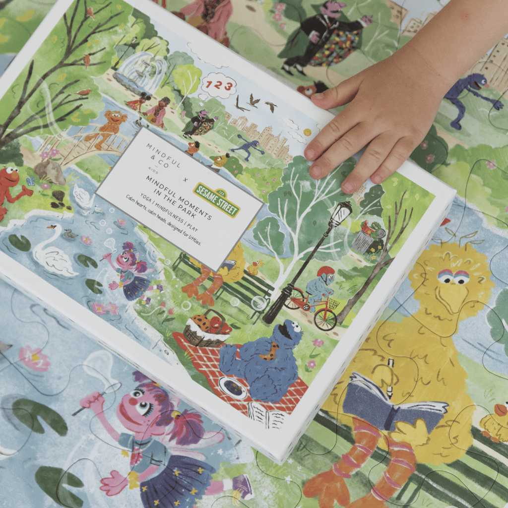 Mindful And Co Mindful Moments with Sesame Street Floor Puzzle | Playroom Avenue