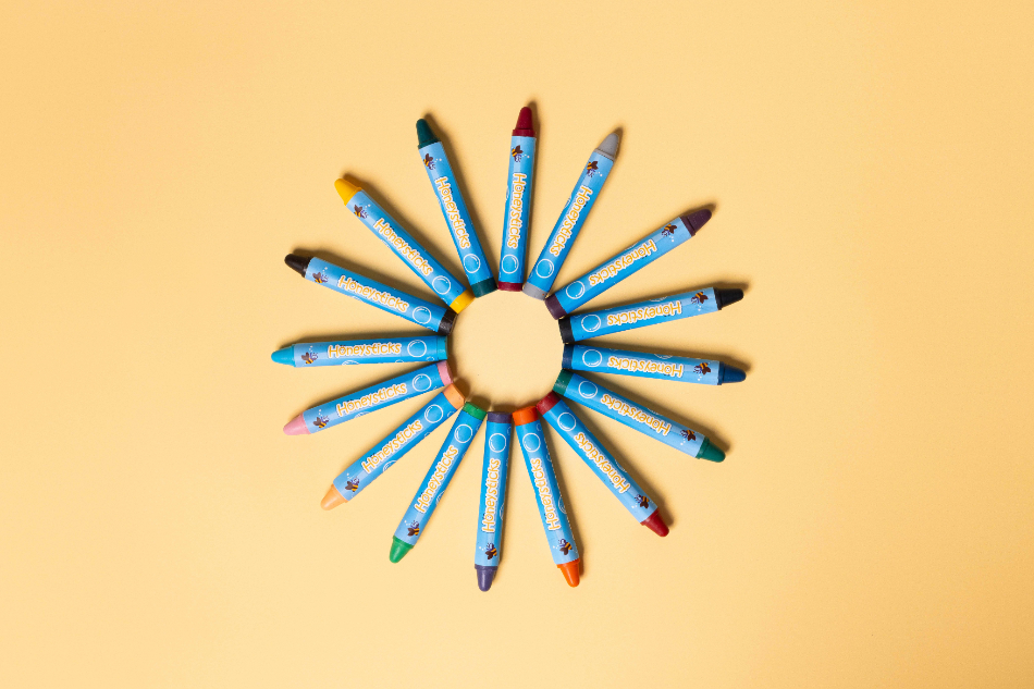 Honeysticks Bath Crayon Jumbos - Safe Non-Toxic Bath Crayons for Kids | Playroom Avenue