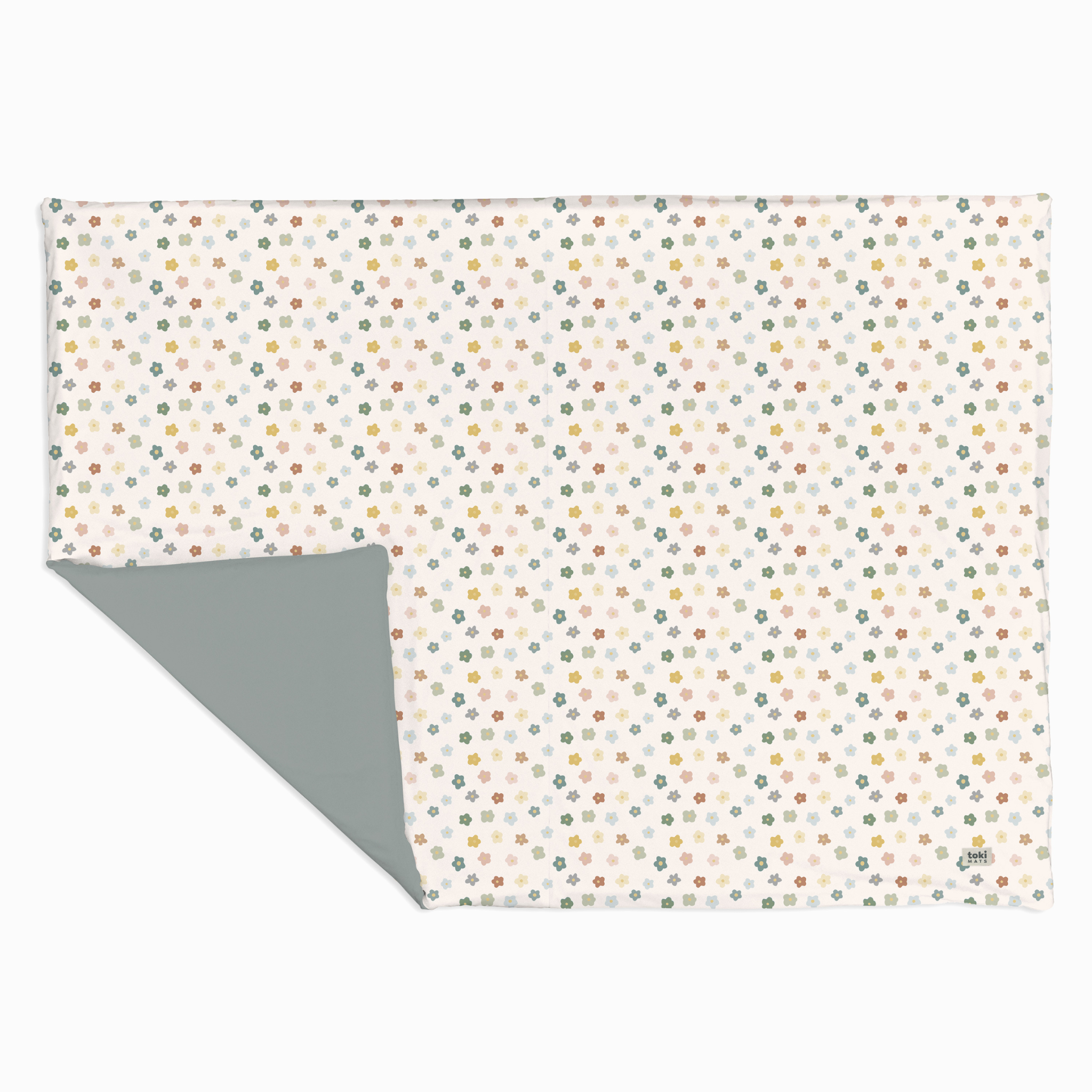 Toki Kids Playful Posies Organic Cotton Mat - Playroom Avenue