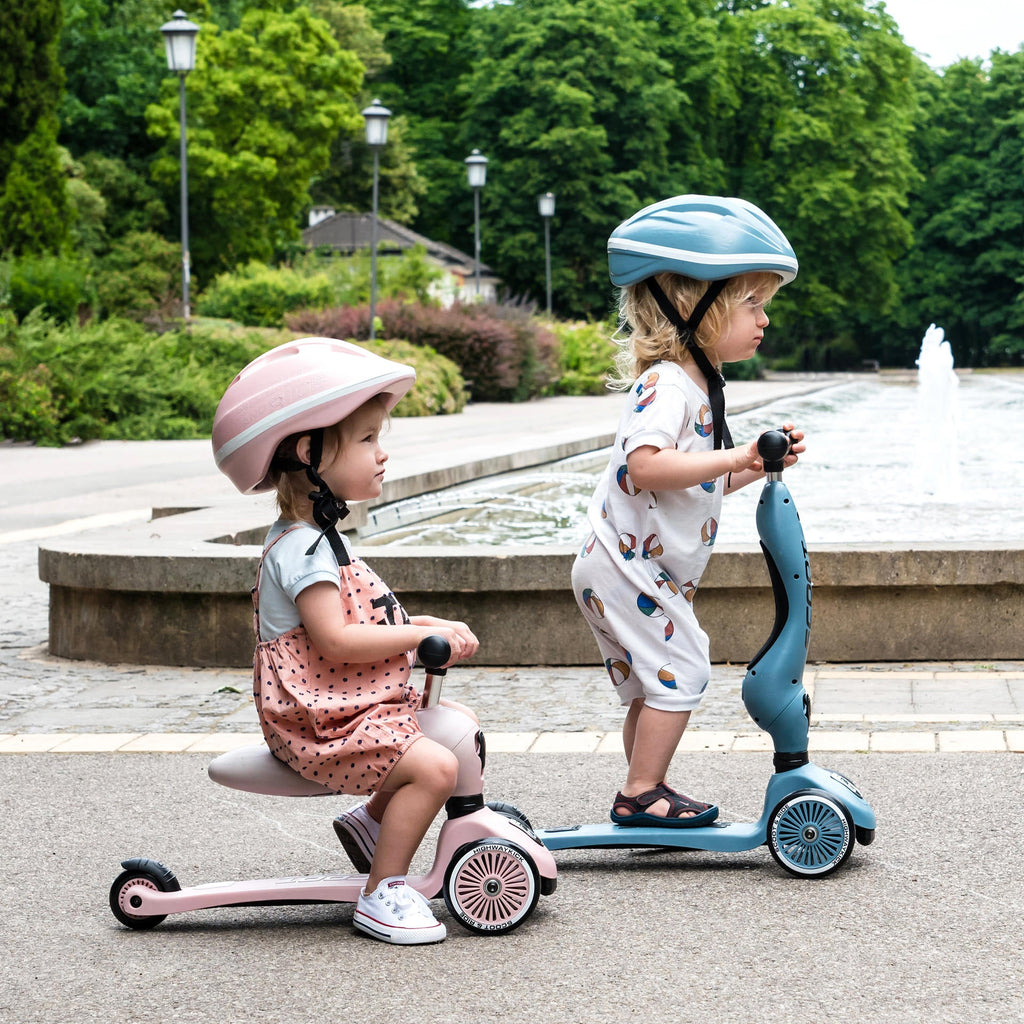 Scoot and Ride Highwaykick 1 Scooter and Ride On Toy Steel | Playroom Avenue