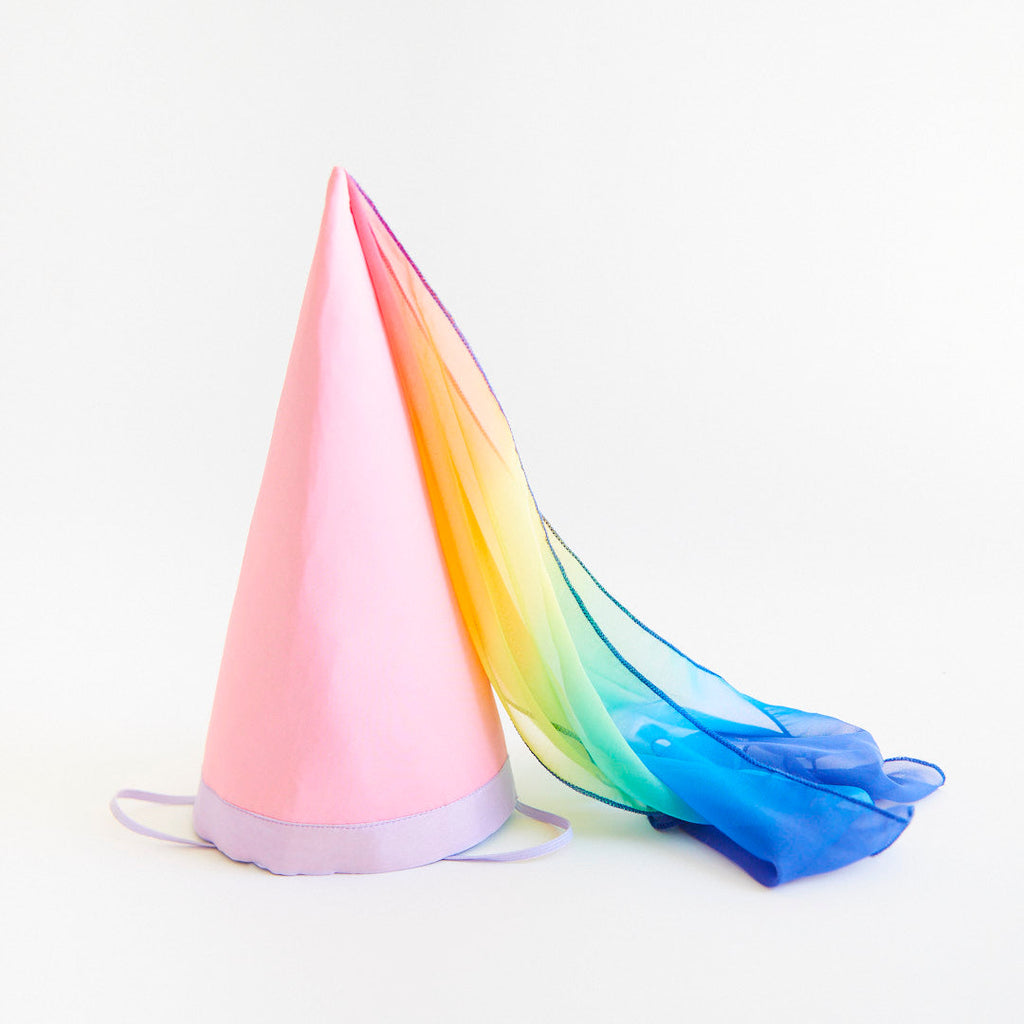 Sarah's Silks Pink Princess Hat Default Title | Playroom Avenue
