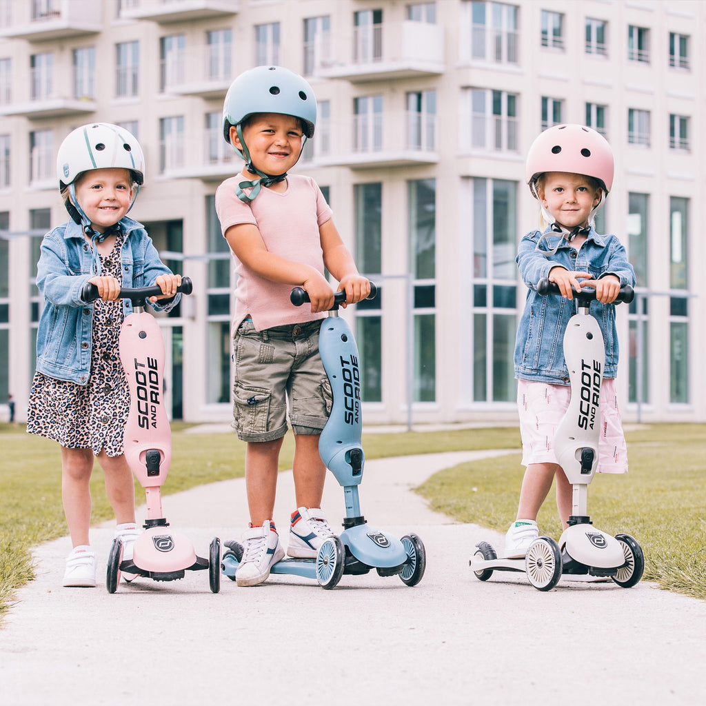 Scoot and Ride Baby Helmet in Rose – XXS Size for 1-3 Year Old | Playroom Avenue