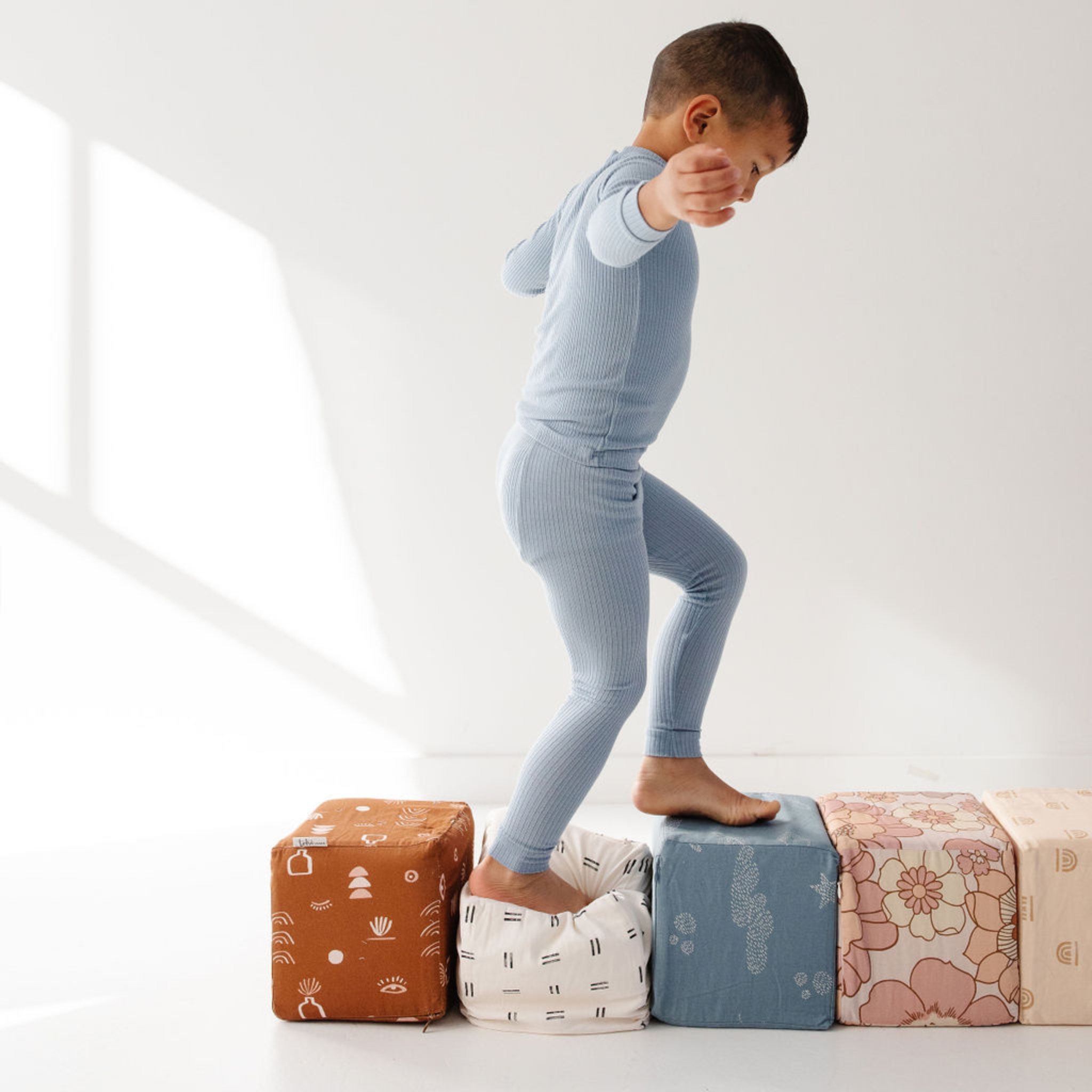 Toki Kids Rainbow Peach Play Cube | Playroom Avenue