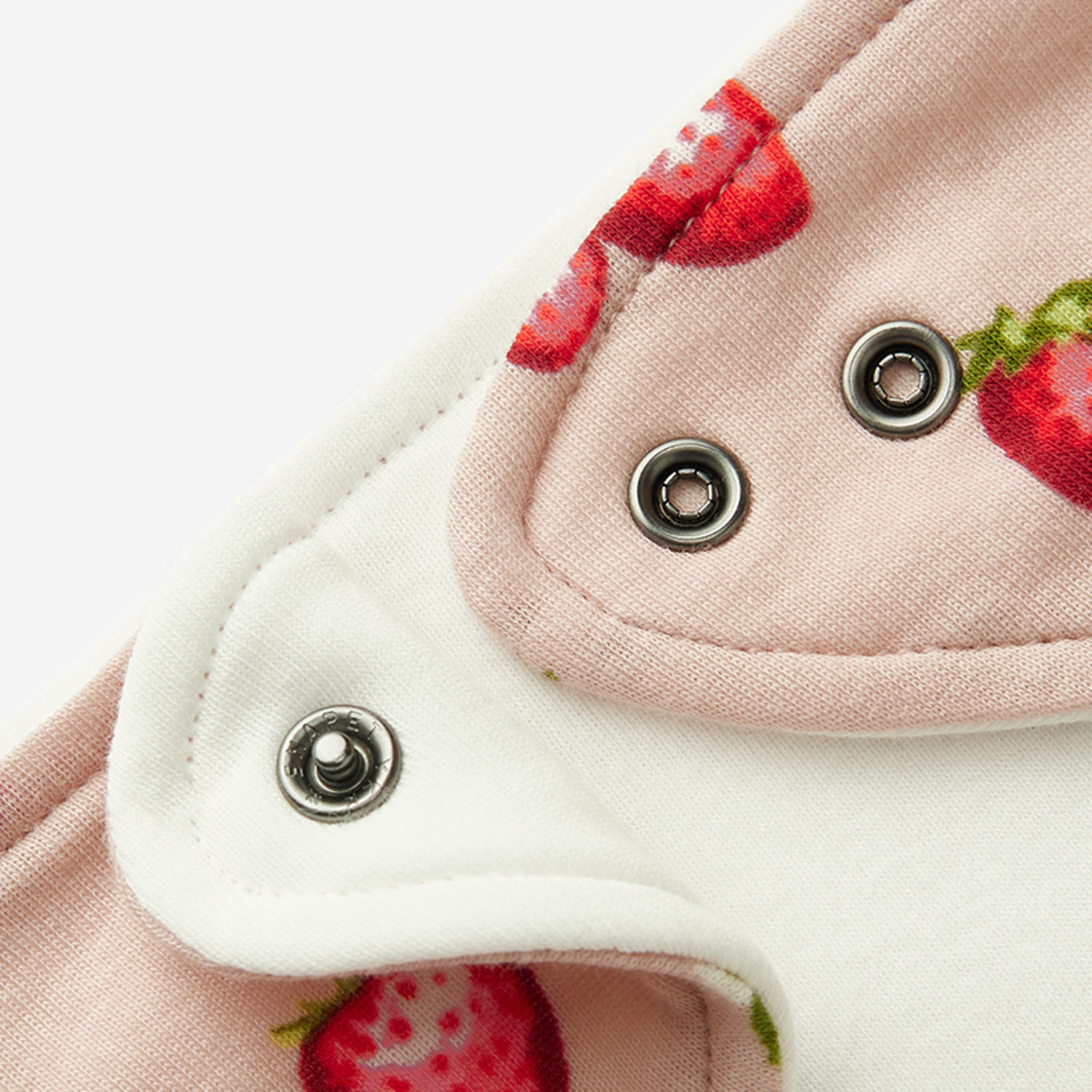 Milkbarn Strawberry Organic Cotton Kerchief Bib | Playroom Avenue
