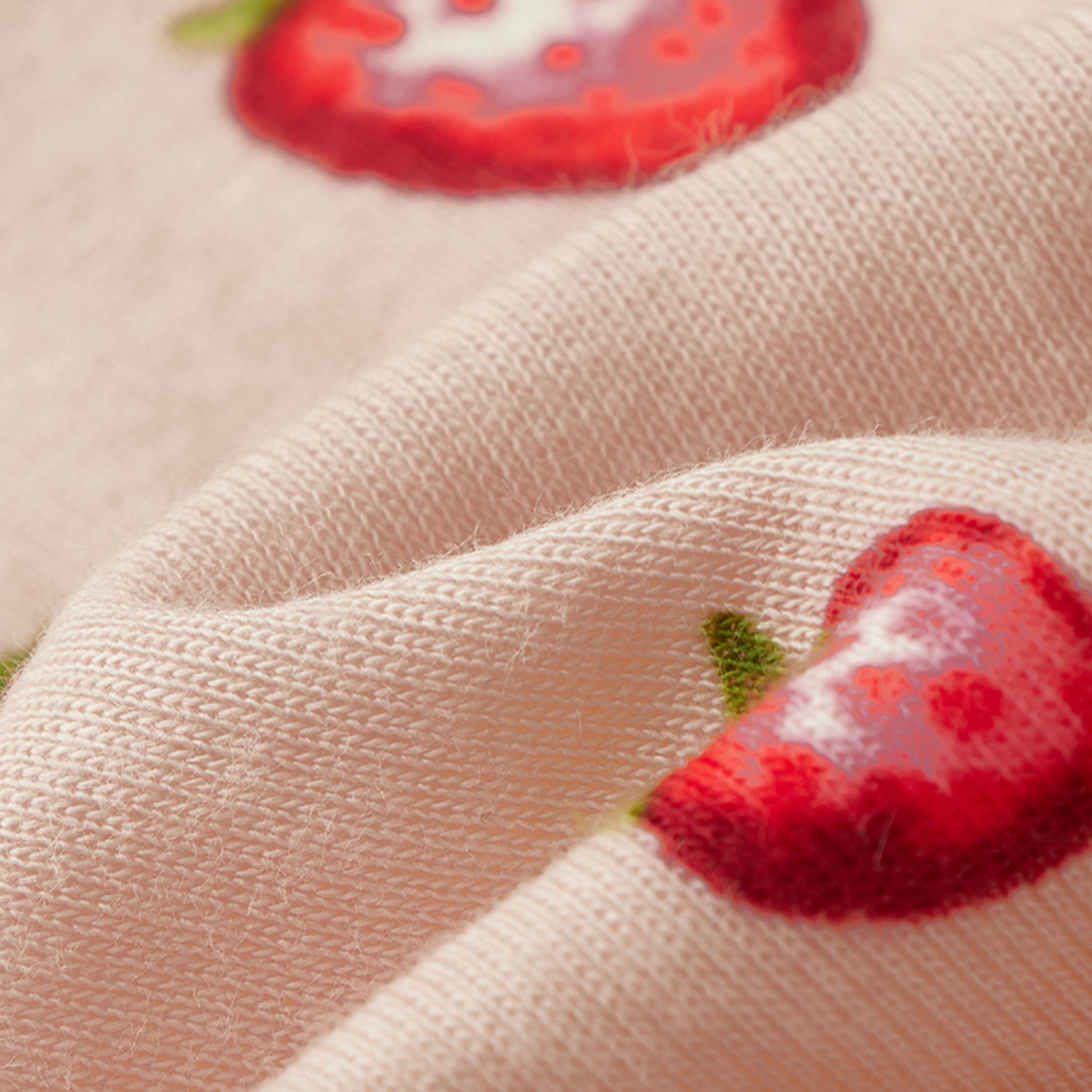Milkbarn Strawberry Organic Cotton Kerchief Bib | Playroom Avenue
