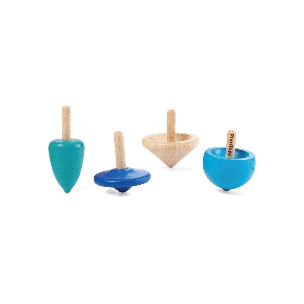 PlanToys Mini Spinning Tops | Playroom Avenue