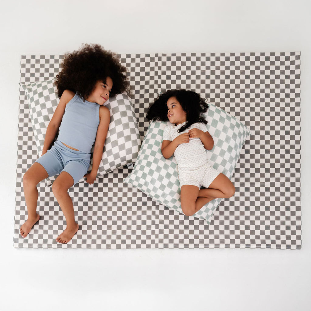 Toki Kids Checker Pepper Vegan Leather Mat - Playroom Avenue