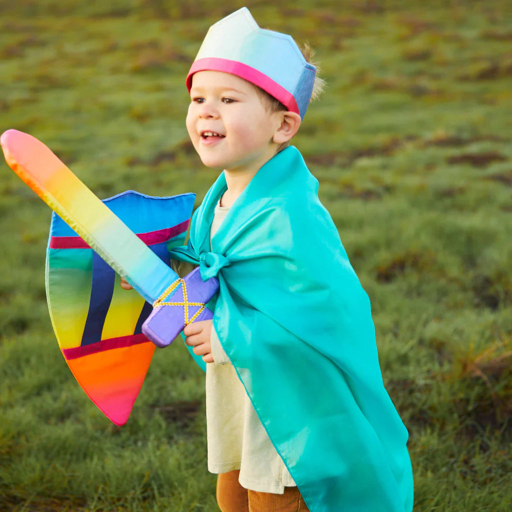Sarah's Silks Rainbow Sword & Shield Bundle | Playroom Avenue