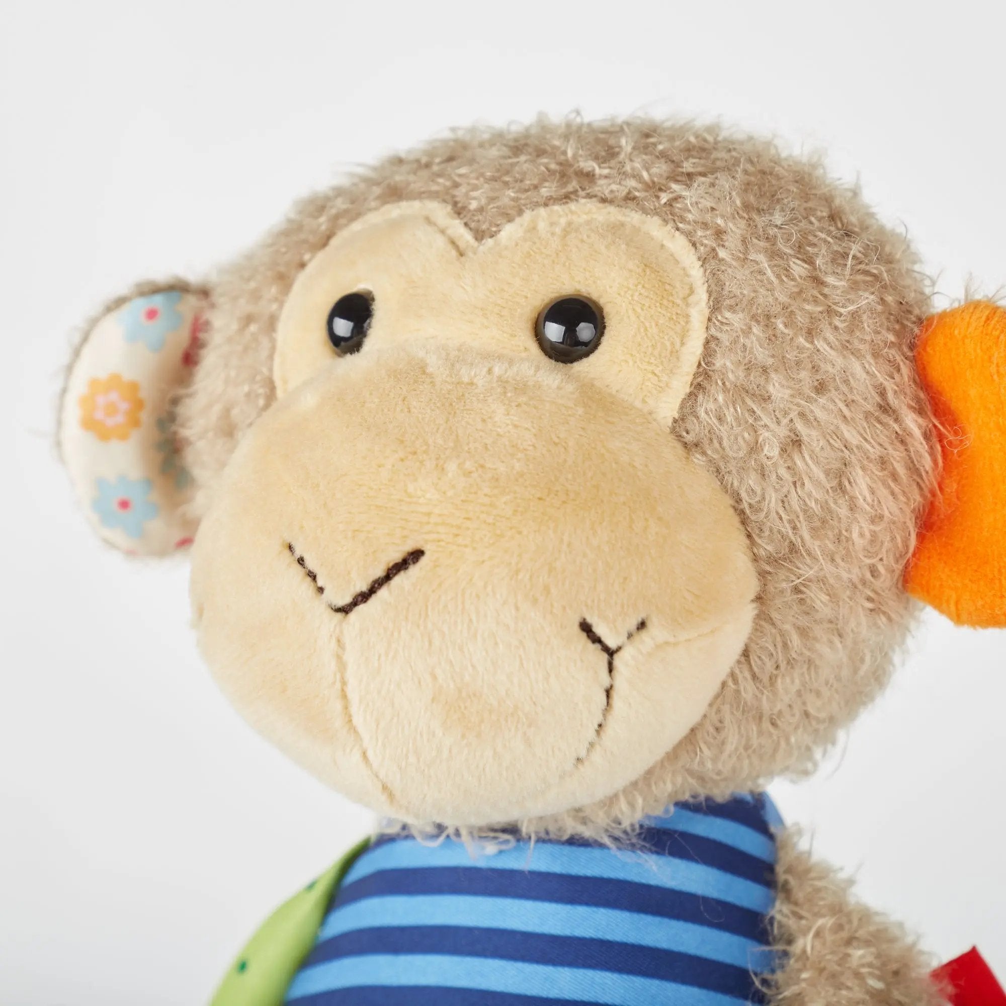 Sigikid Patchwork Monkey Plush Toy | Playroom Avenue