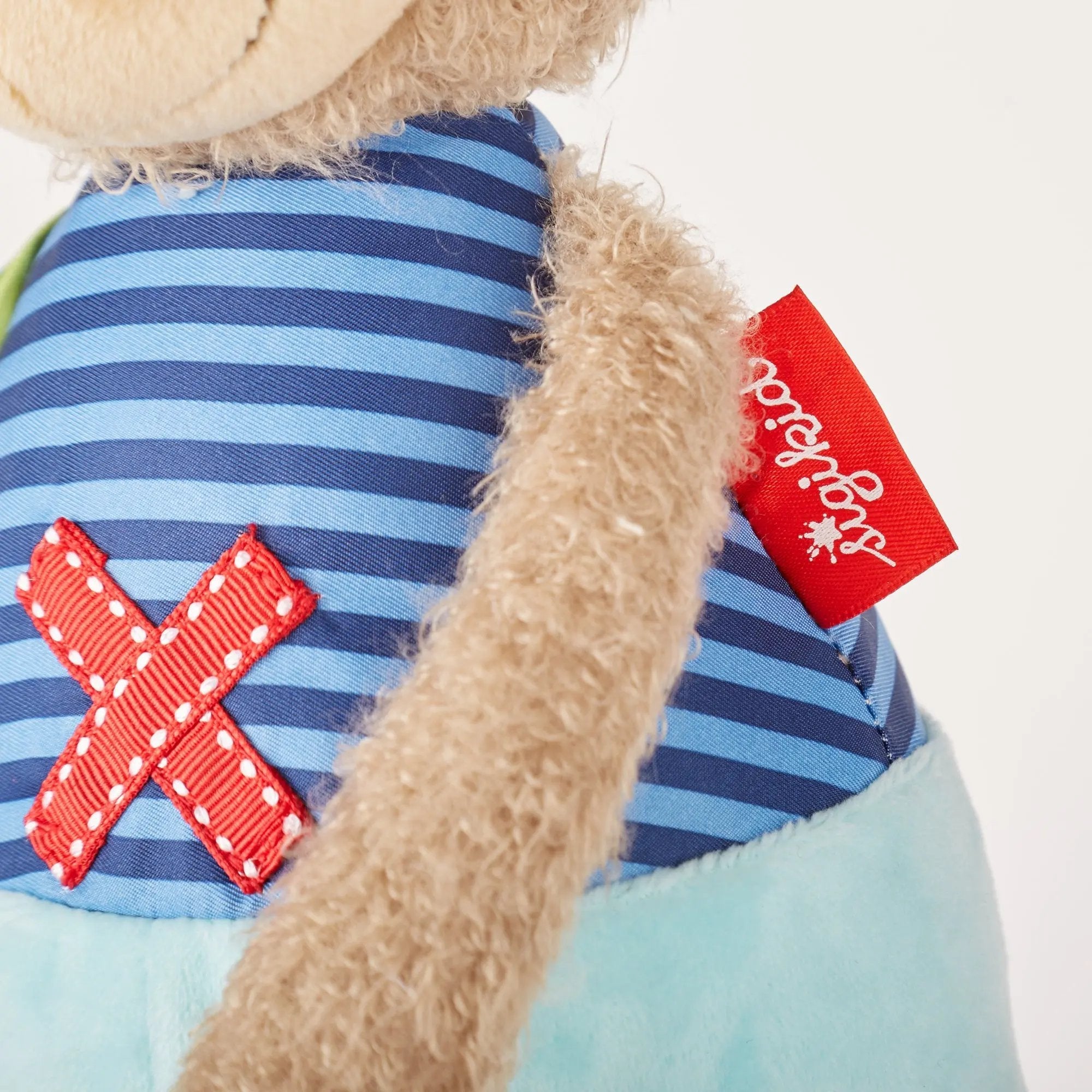 Sigikid Patchwork Monkey Plush Toy | Playroom Avenue