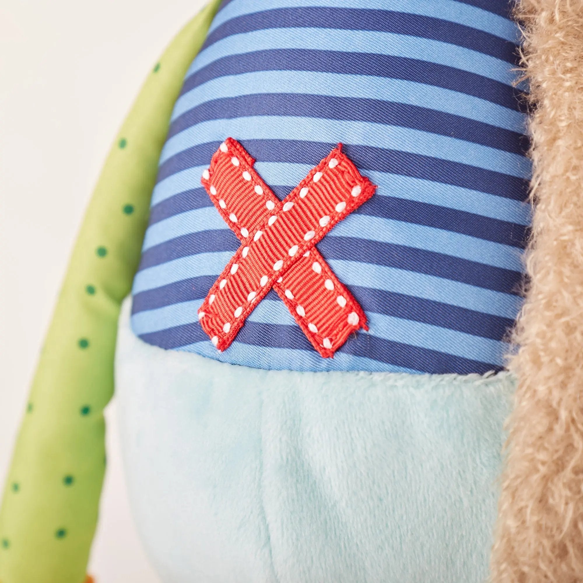 Sigikid Patchwork Monkey Plush Toy | Playroom Avenue