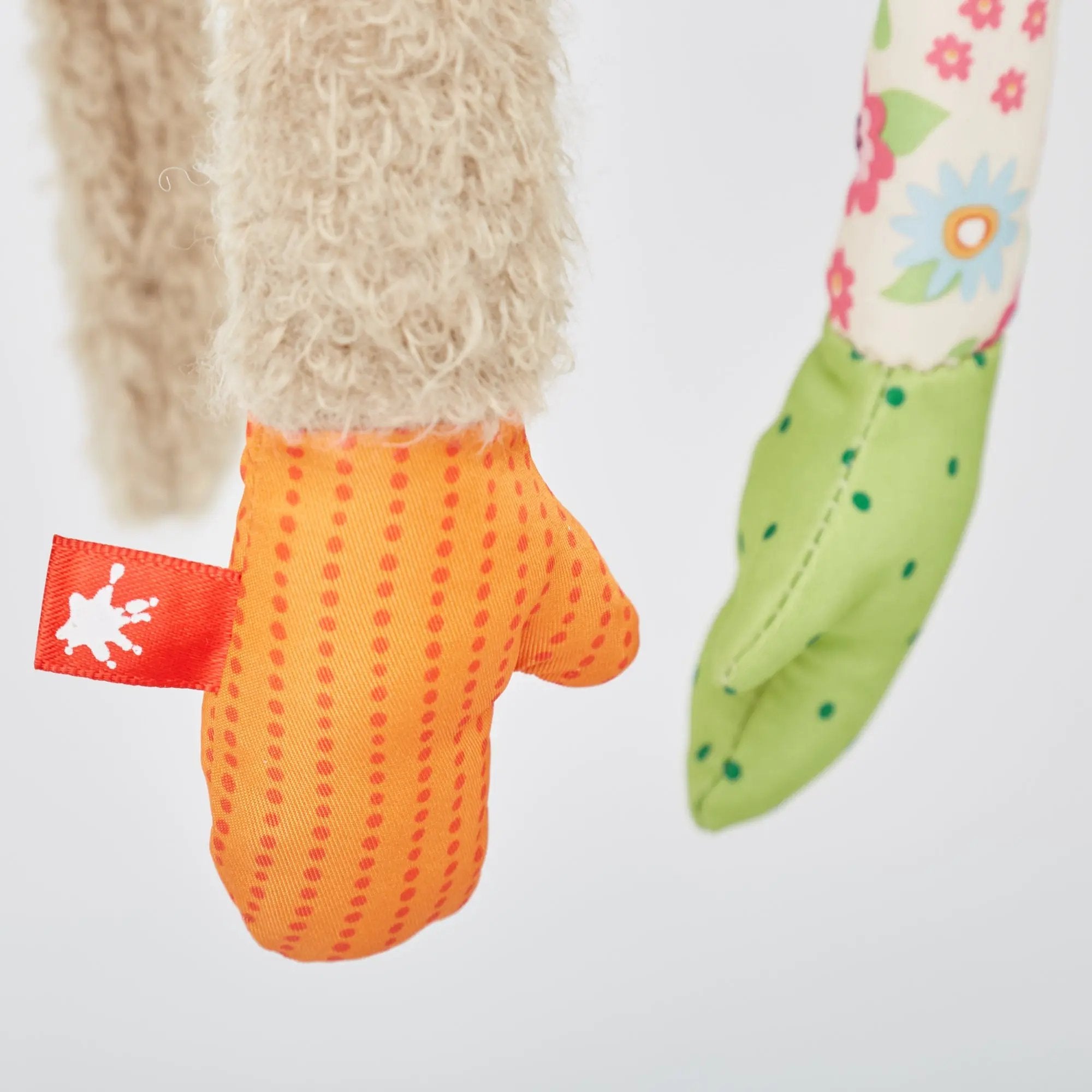 Sigikid Patchwork Monkey Plush Toy | Playroom Avenue