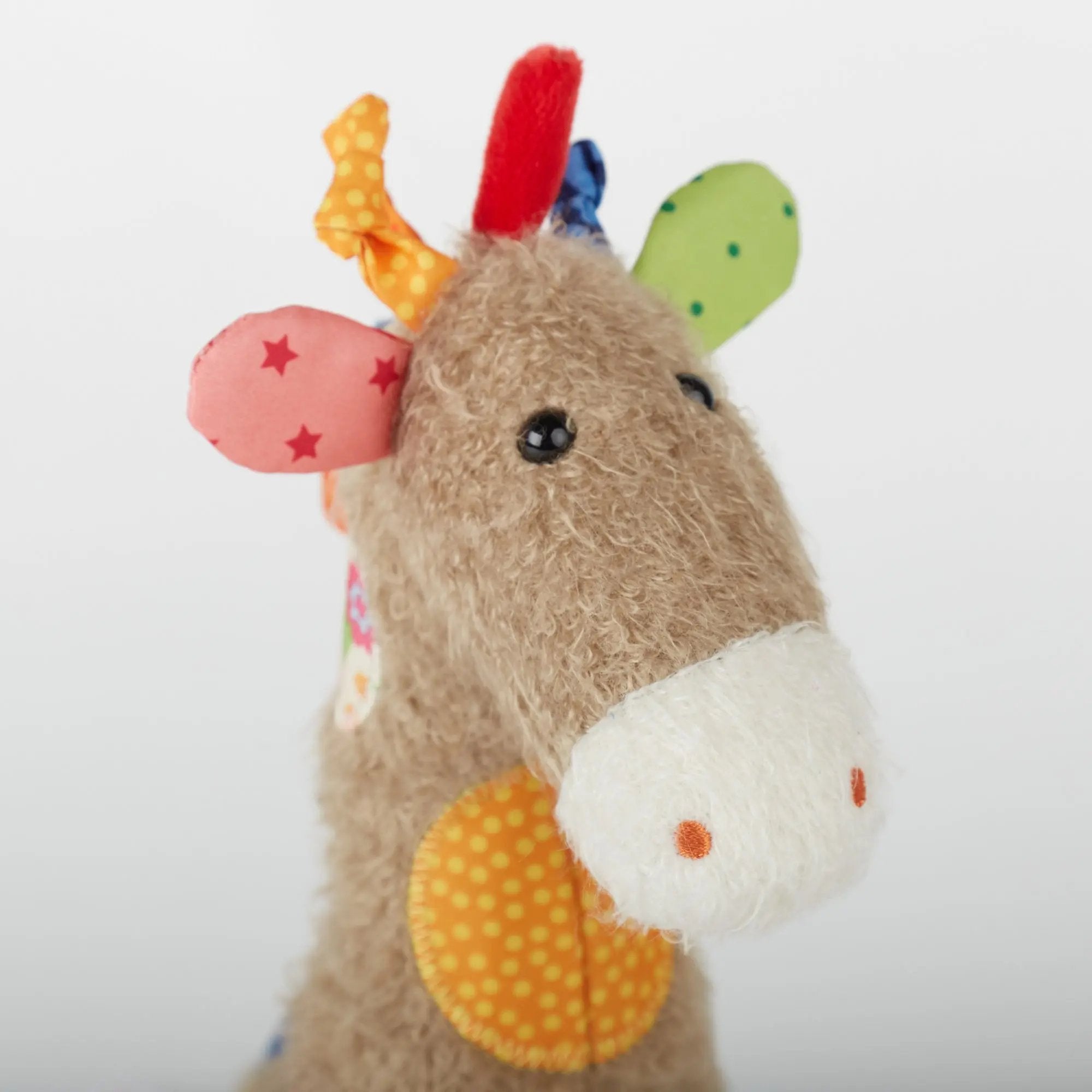 Sigikid Patchwork Giraffe Plush Toy | Playroom Avenue