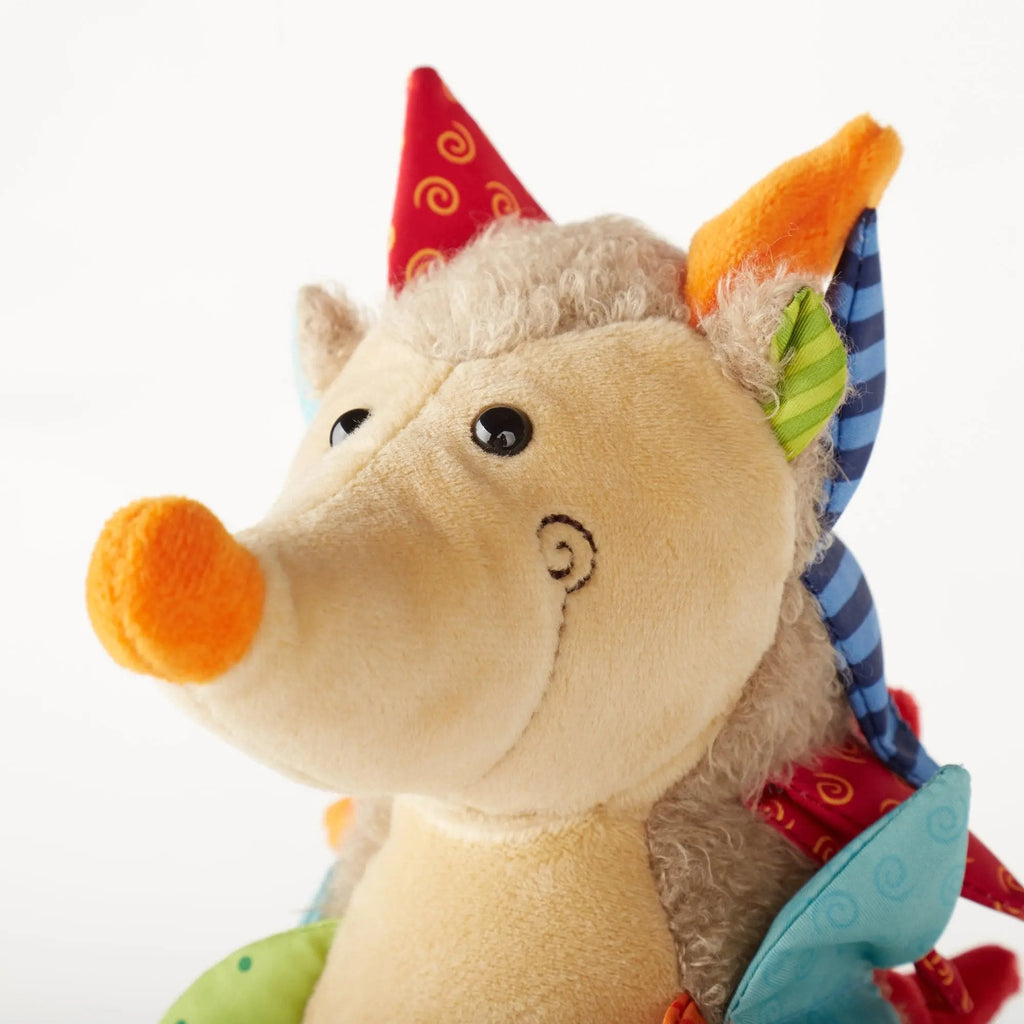 Sigikid Patchwork Hedgehog Plush Toy | Playroom Avenue
