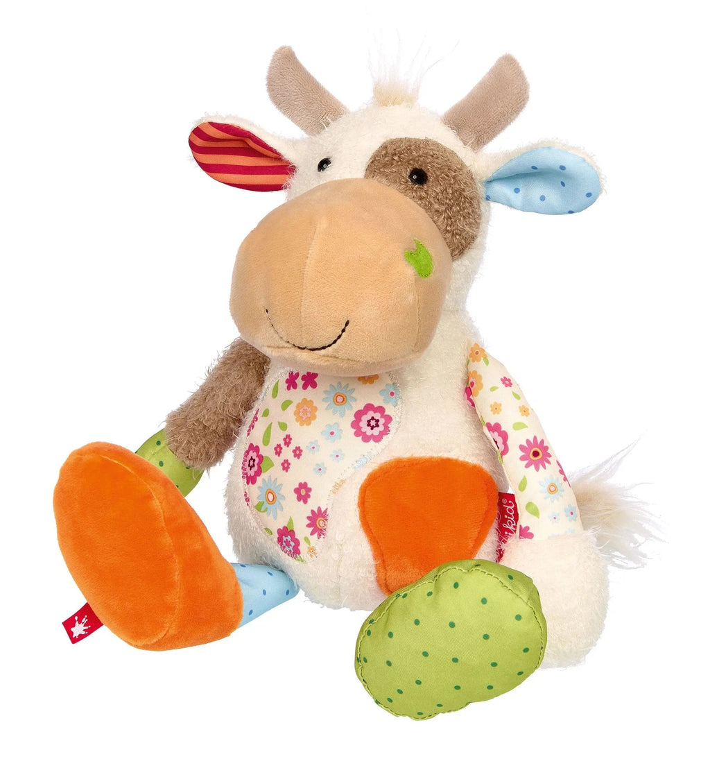 Sigikid Patchwork Cow Plush Toy | Playroom Avenue