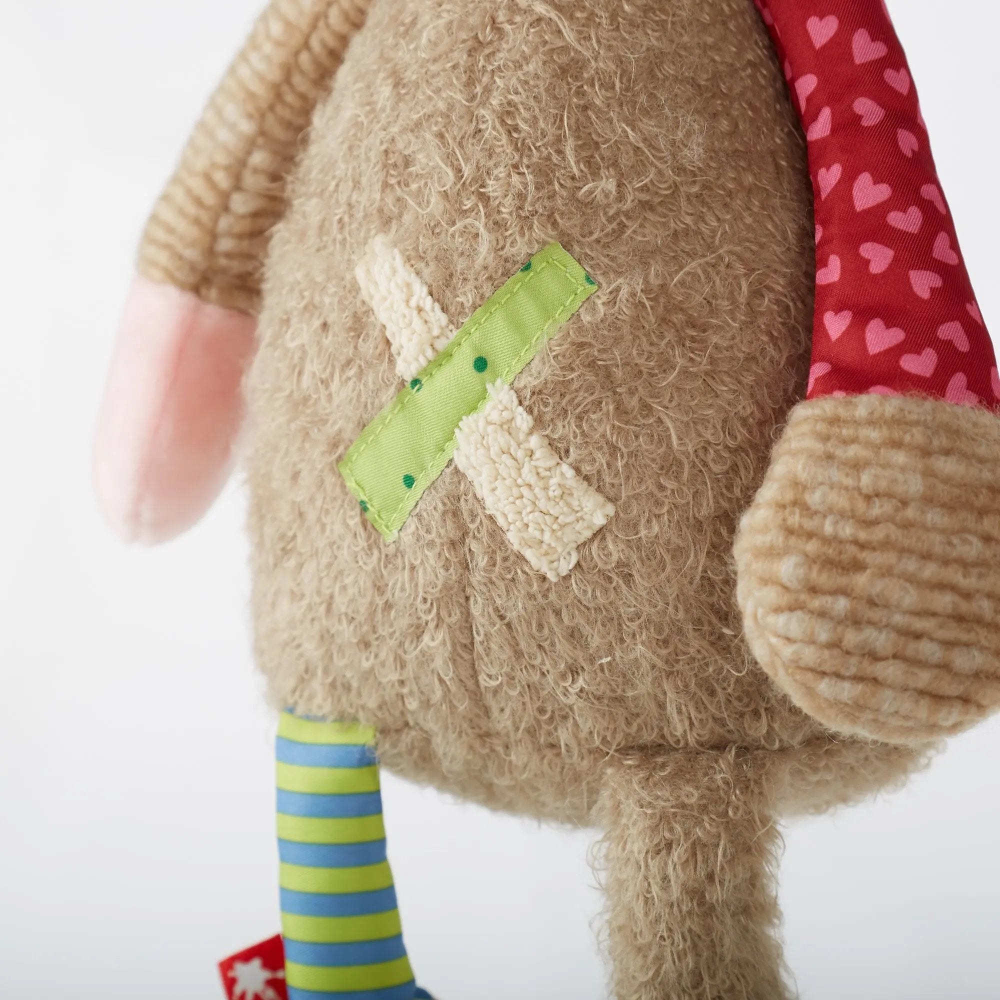 Sigikid Patchwork Bear Plush Toy | Playroom Avenue