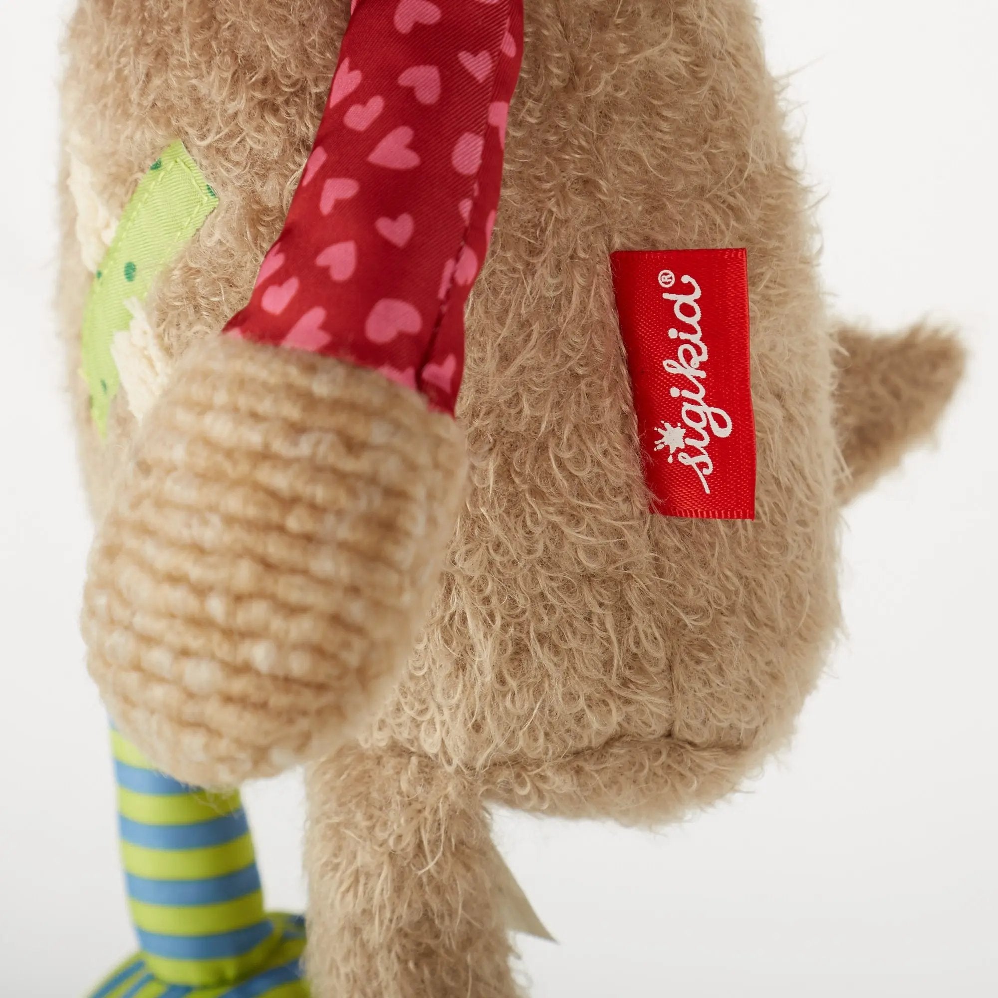 Sigikid Patchwork Bear Plush Toy | Playroom Avenue