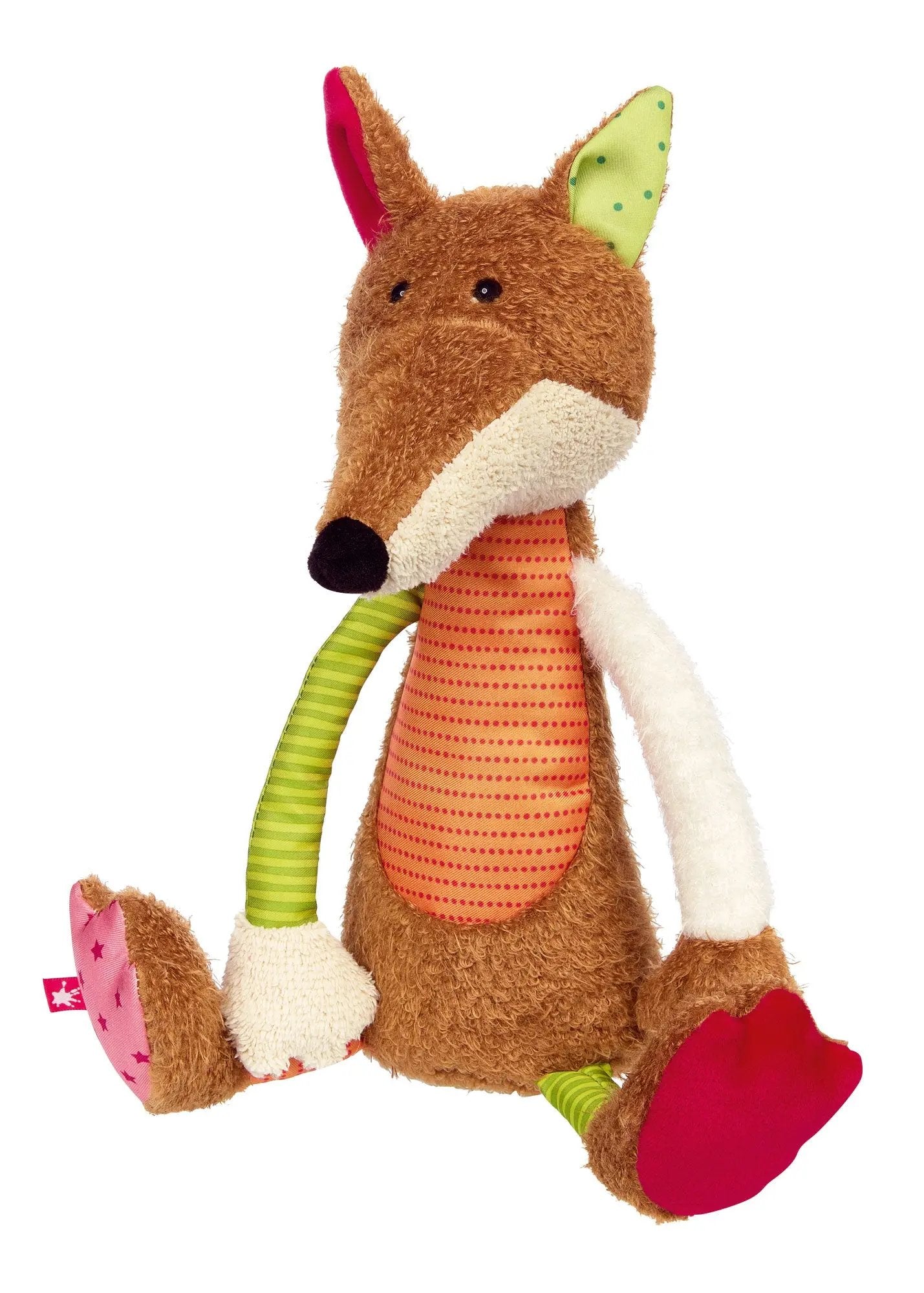 Sigikid Patchwork Fox Plush Toy | Playroom Avenue