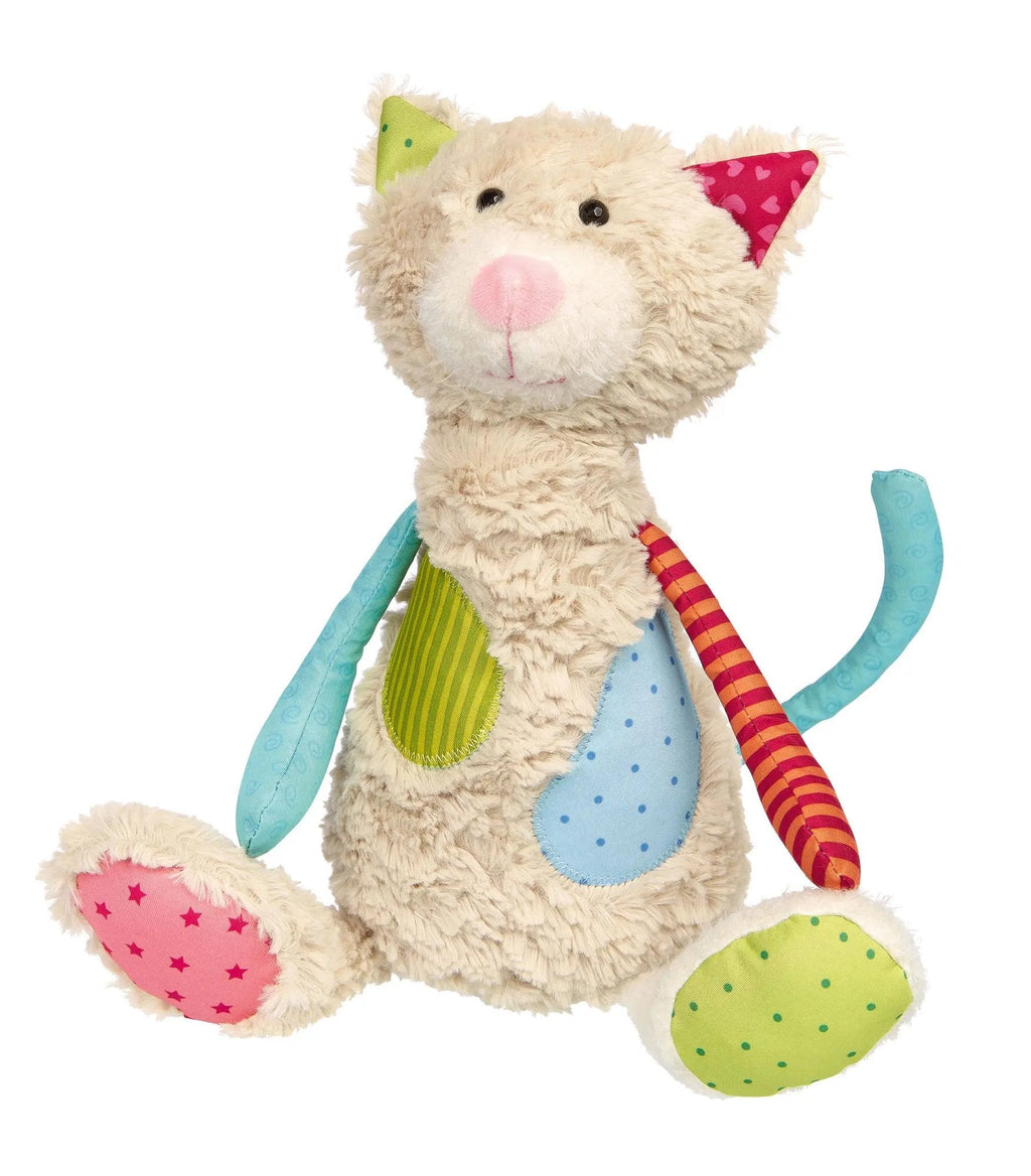 Sigikid Patchwork Cat Plush Toy | Playroom Avenue