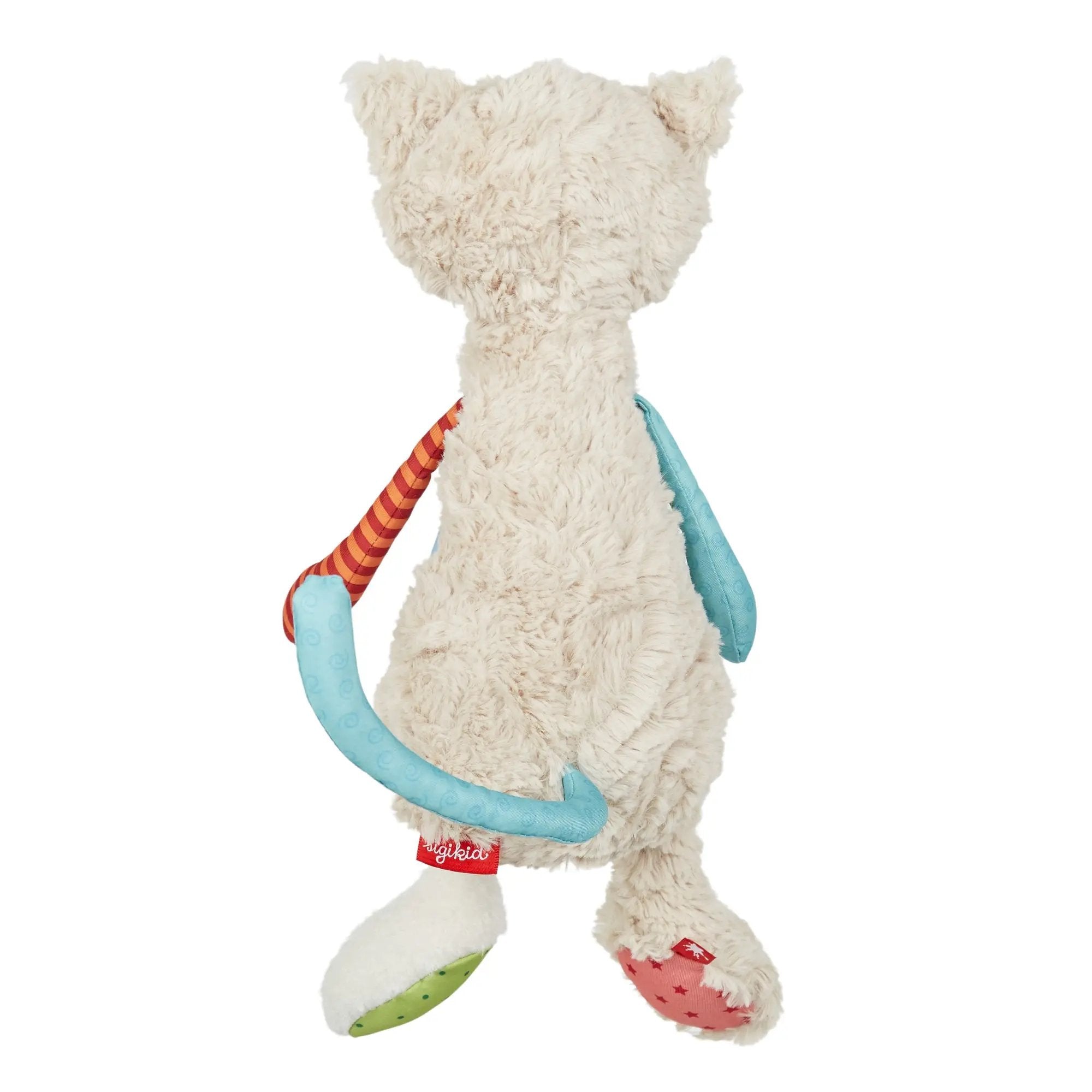 Sigikid Patchwork Cat Plush Toy | Playroom Avenue