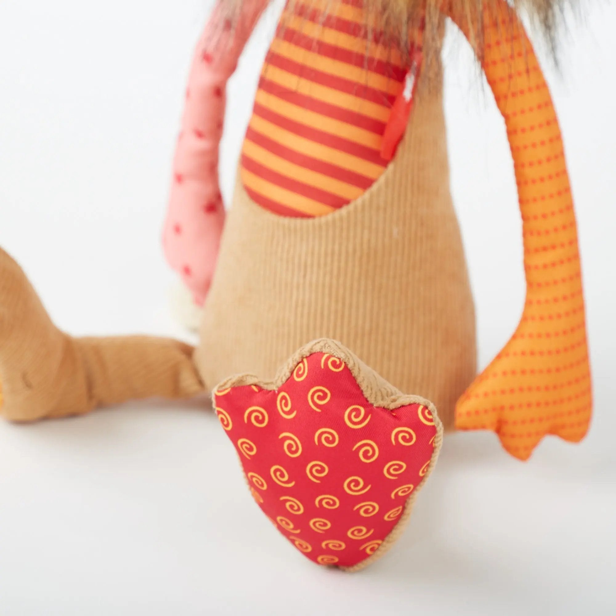 Sigikid Patchwork Lion Plush Toy | Playroom Avenue