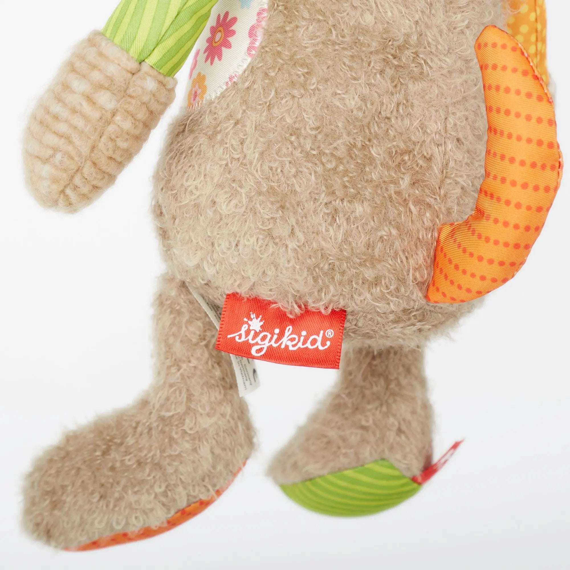 Sigikid Patchwork Dog Plush Toy | Playroom Avenue
