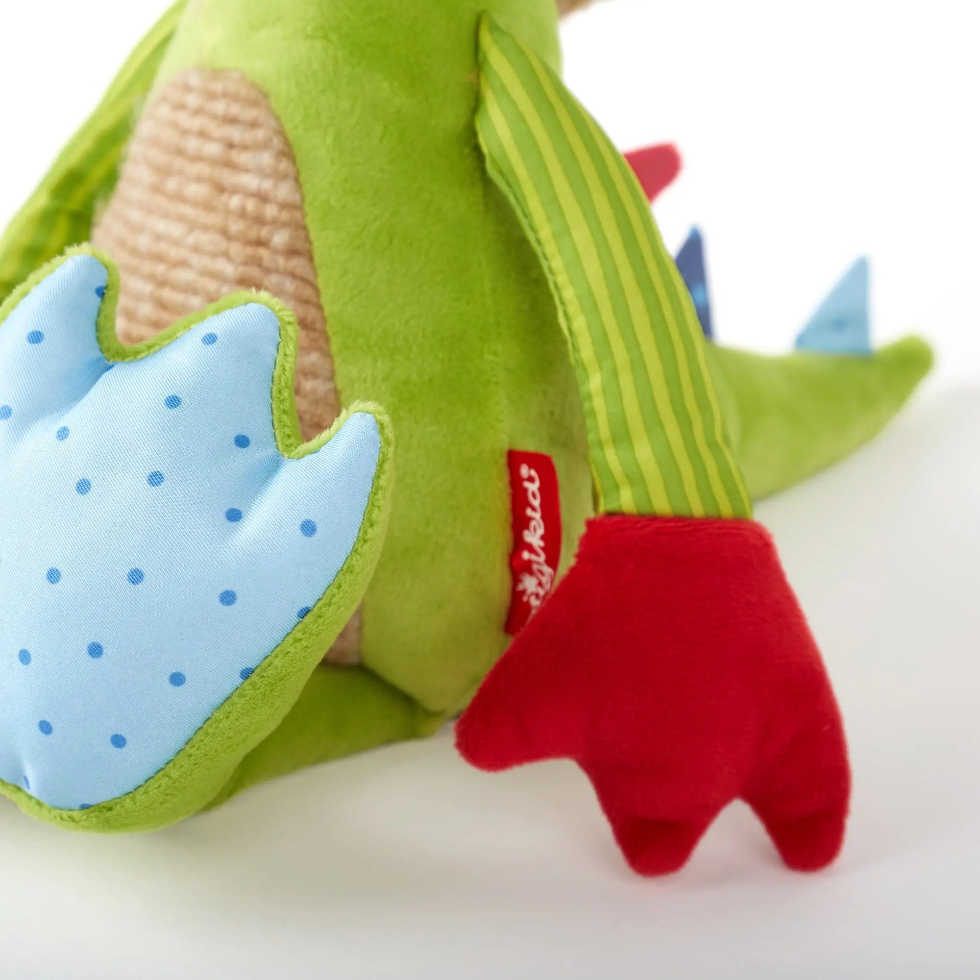 Sigikid Patchwork Dragon Plush Toy | Playroom Avenue