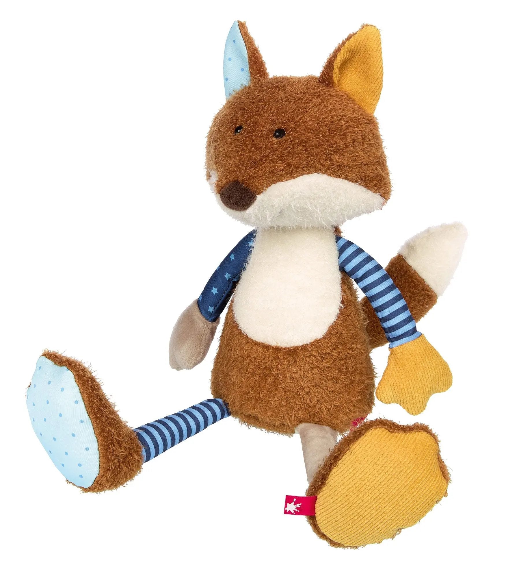 Sigikid Patchwork Young Fox Plush Toy | Playroom Avenue