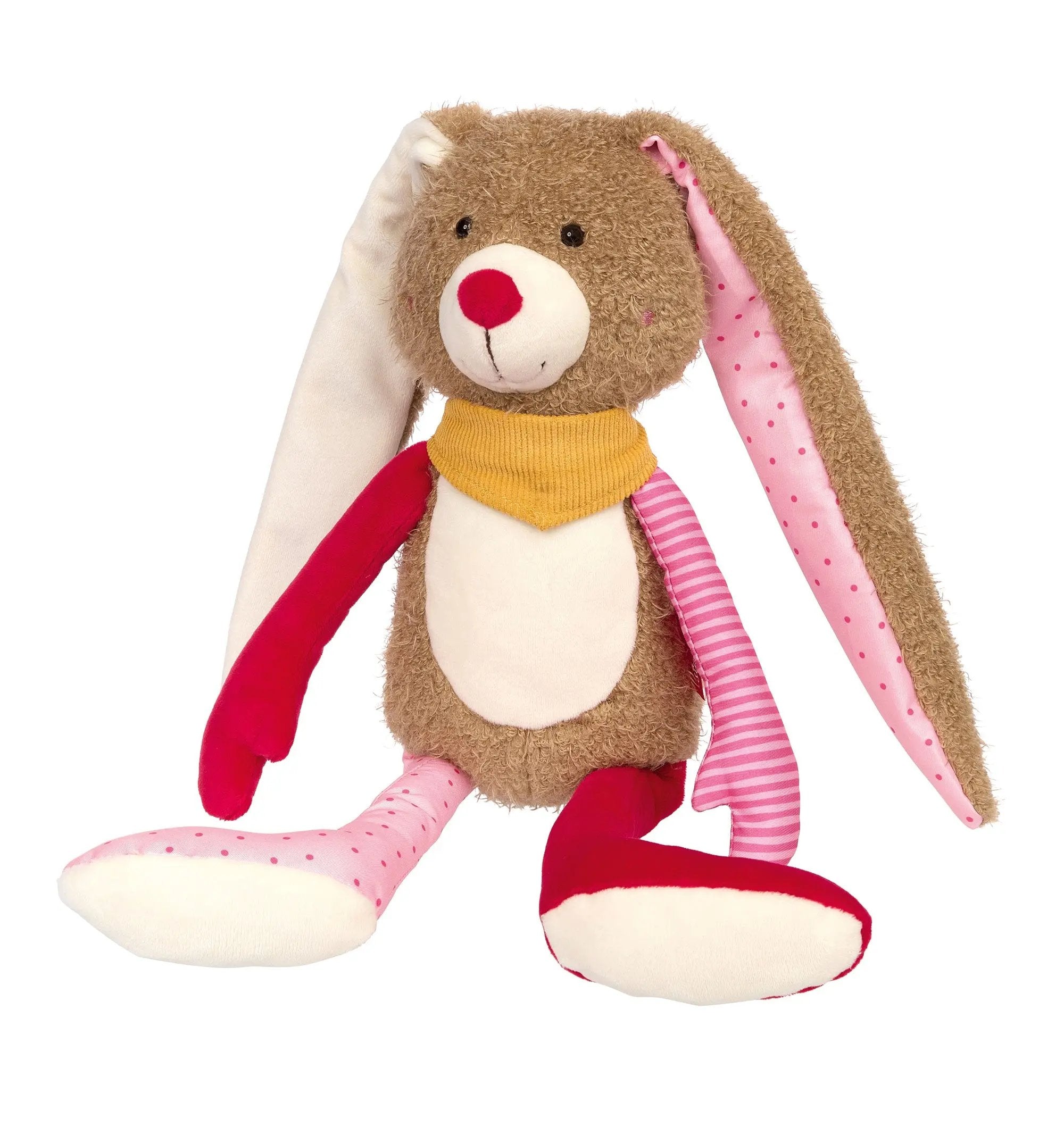 Sigikid Patchwork Bunny Plush Toy | Playroom Avenue