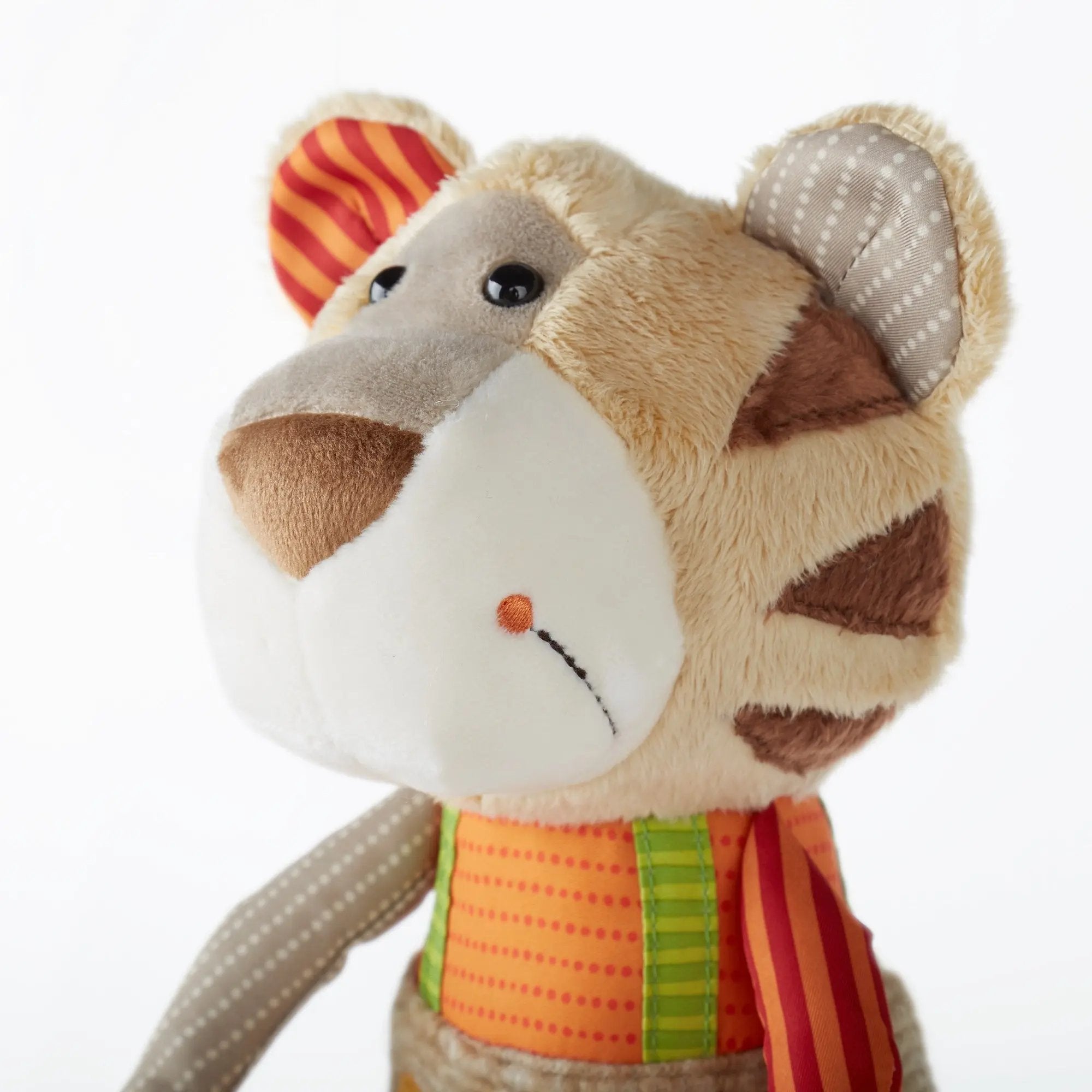 Sigikid Patchwork Tiger Plush Toy | Playroom Avenue