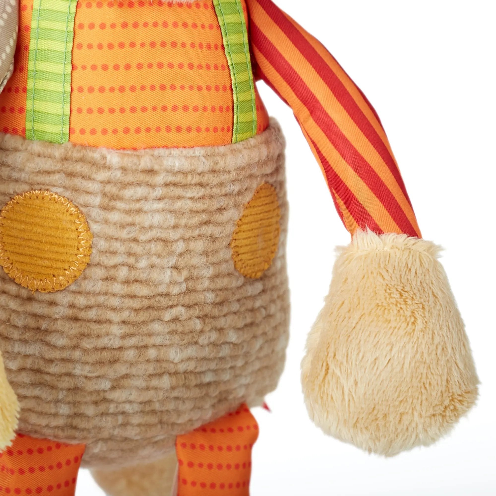 Sigikid Patchwork Tiger Plush Toy | Playroom Avenue