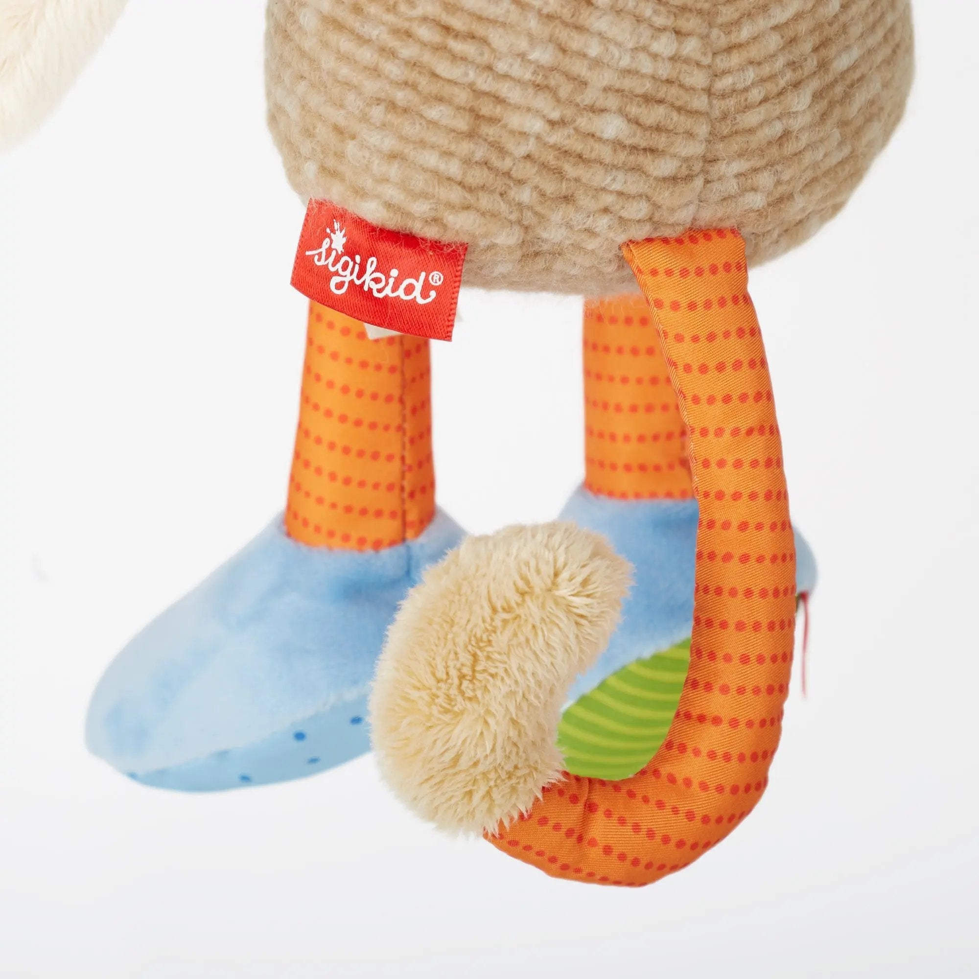 Sigikid Patchwork Tiger Plush Toy | Playroom Avenue