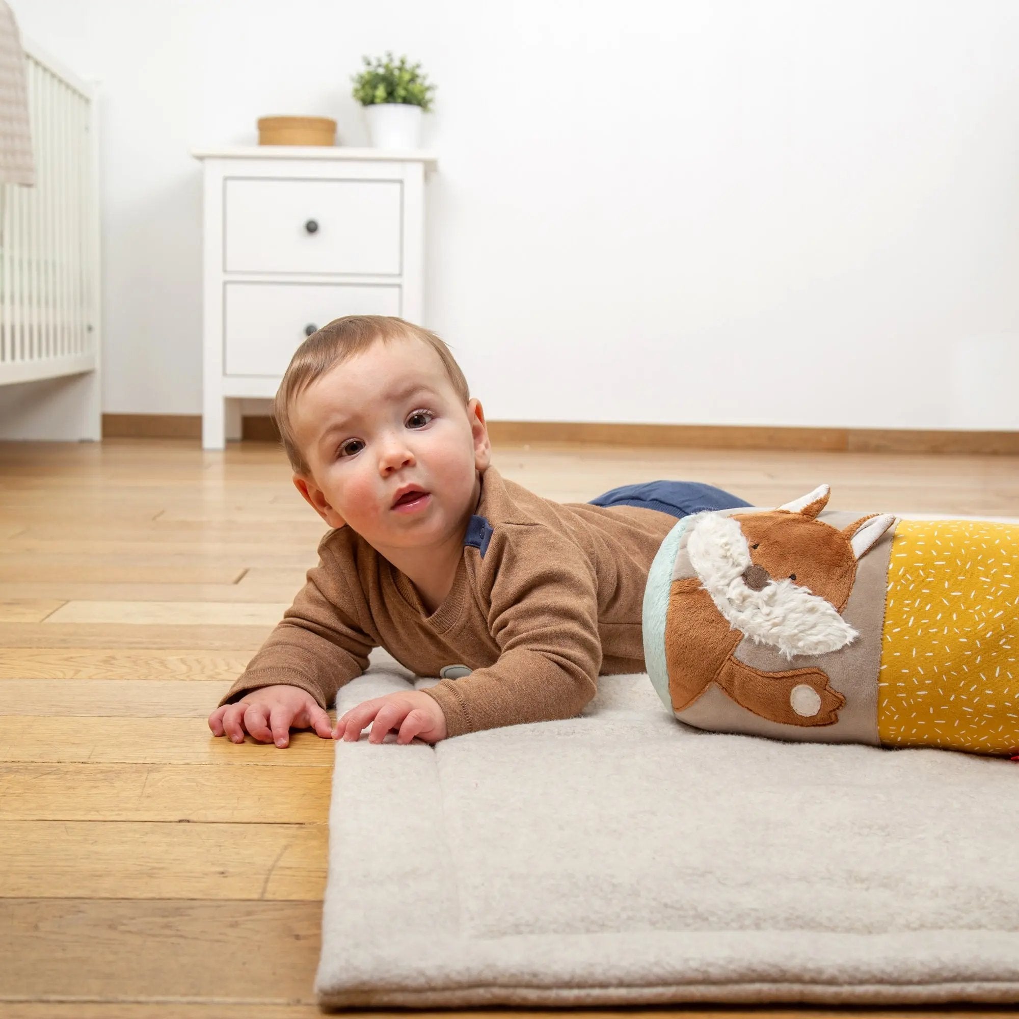 Sigikid Fox Activity Roll with Rattle | Playroom Avenue