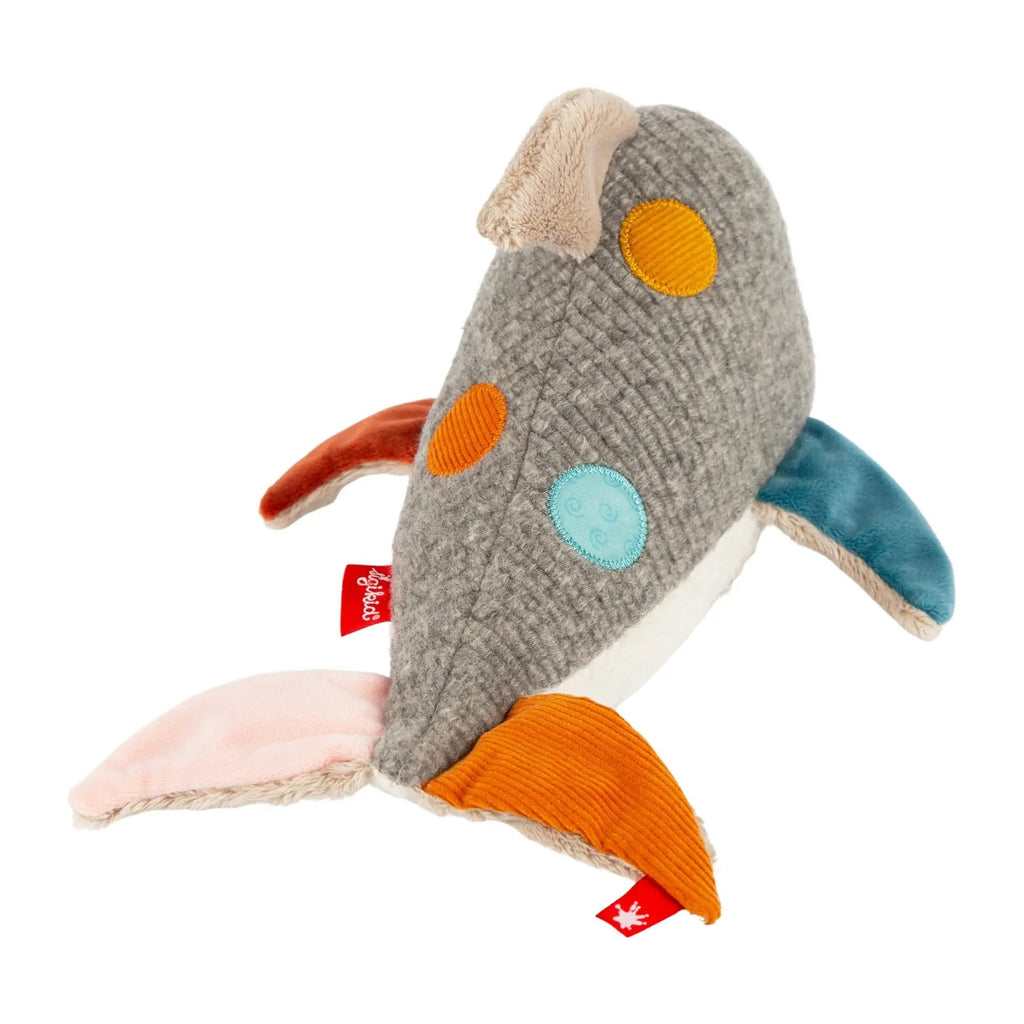 Sigikid Patchwork Dolphin Plush Toy | Playroom Avenue