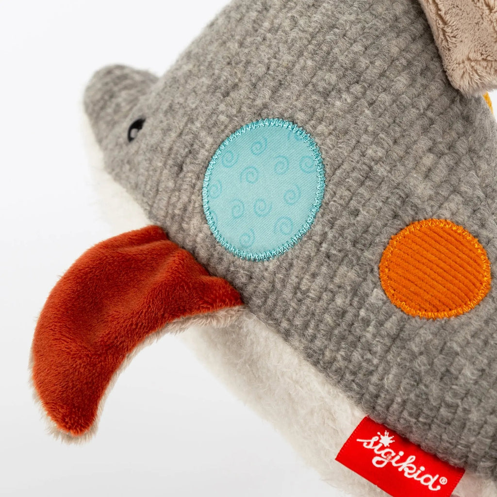 Sigikid Patchwork Dolphin Plush Toy | Playroom Avenue