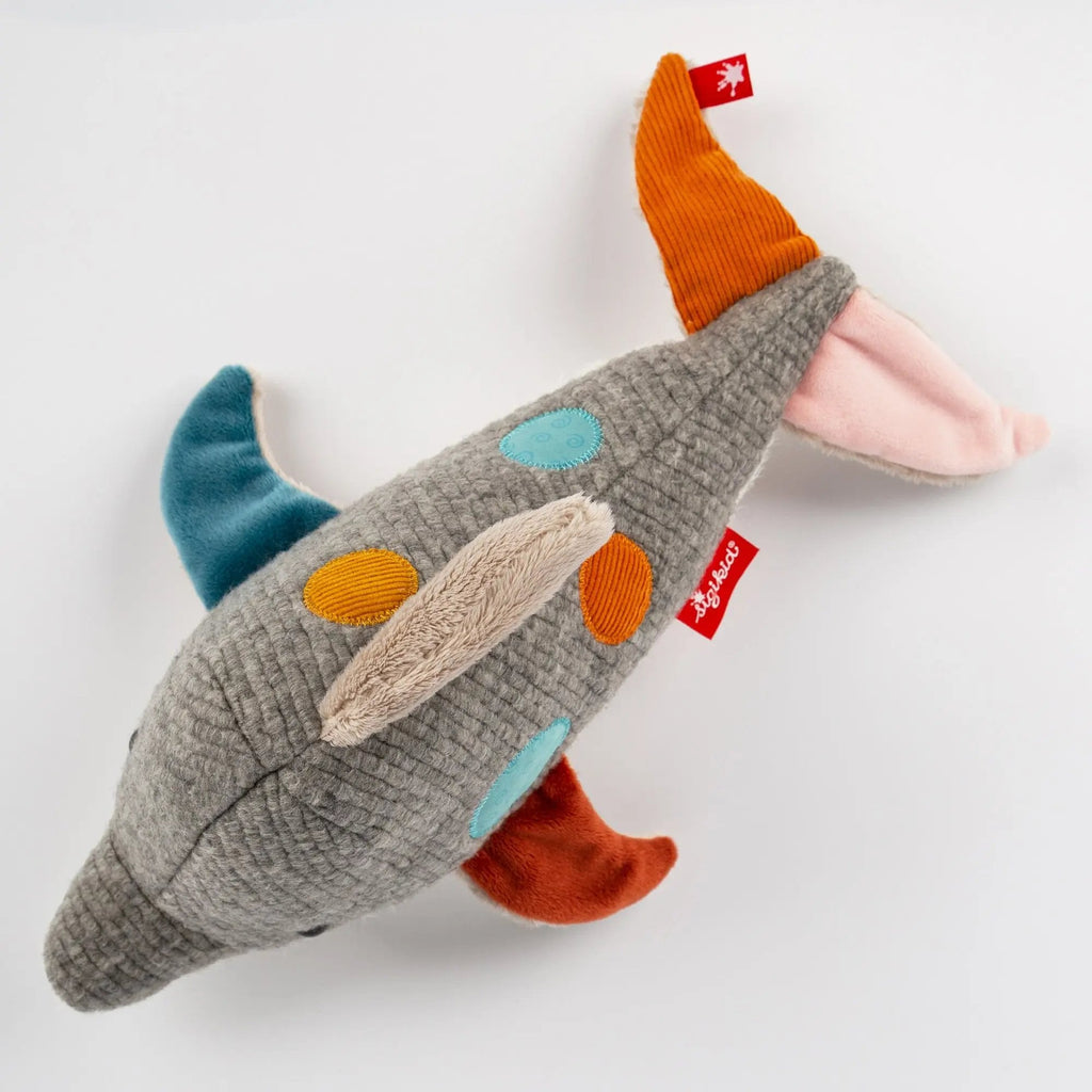Sigikid Patchwork Dolphin Plush Toy | Playroom Avenue