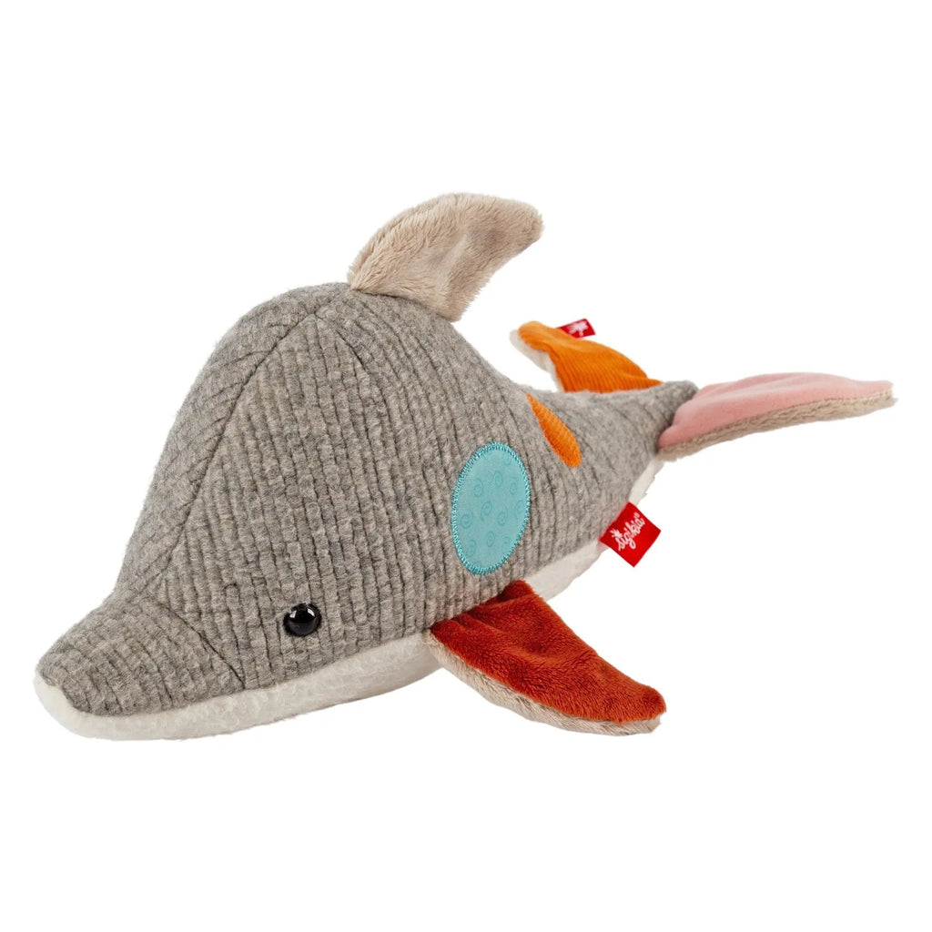 Sigikid Patchwork Dolphin Plush Toy | Playroom Avenue