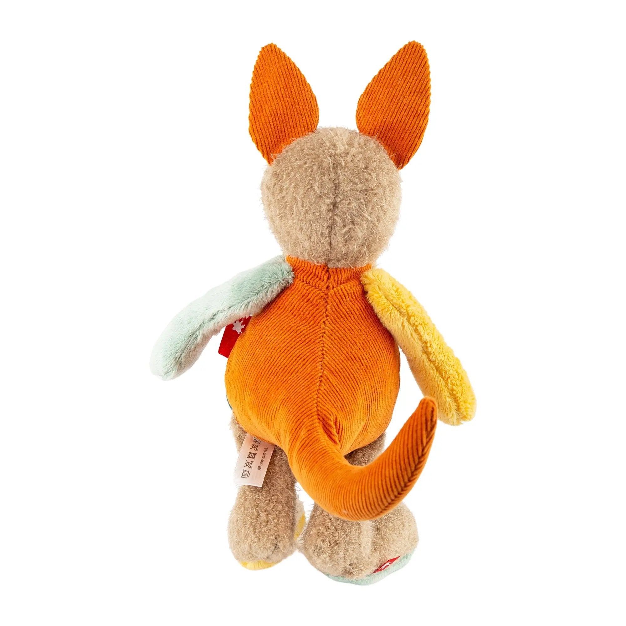 Sigikid Patchwork Kangaroo Plush Toy | Playroom Avenue
