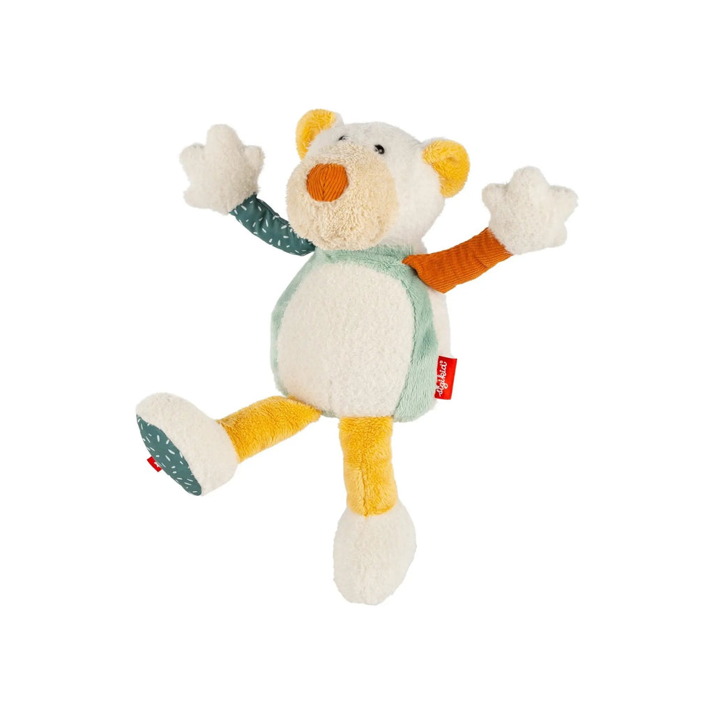 Sigikid Patchwork Polar Bear Plush Toy | Playroom Avenue