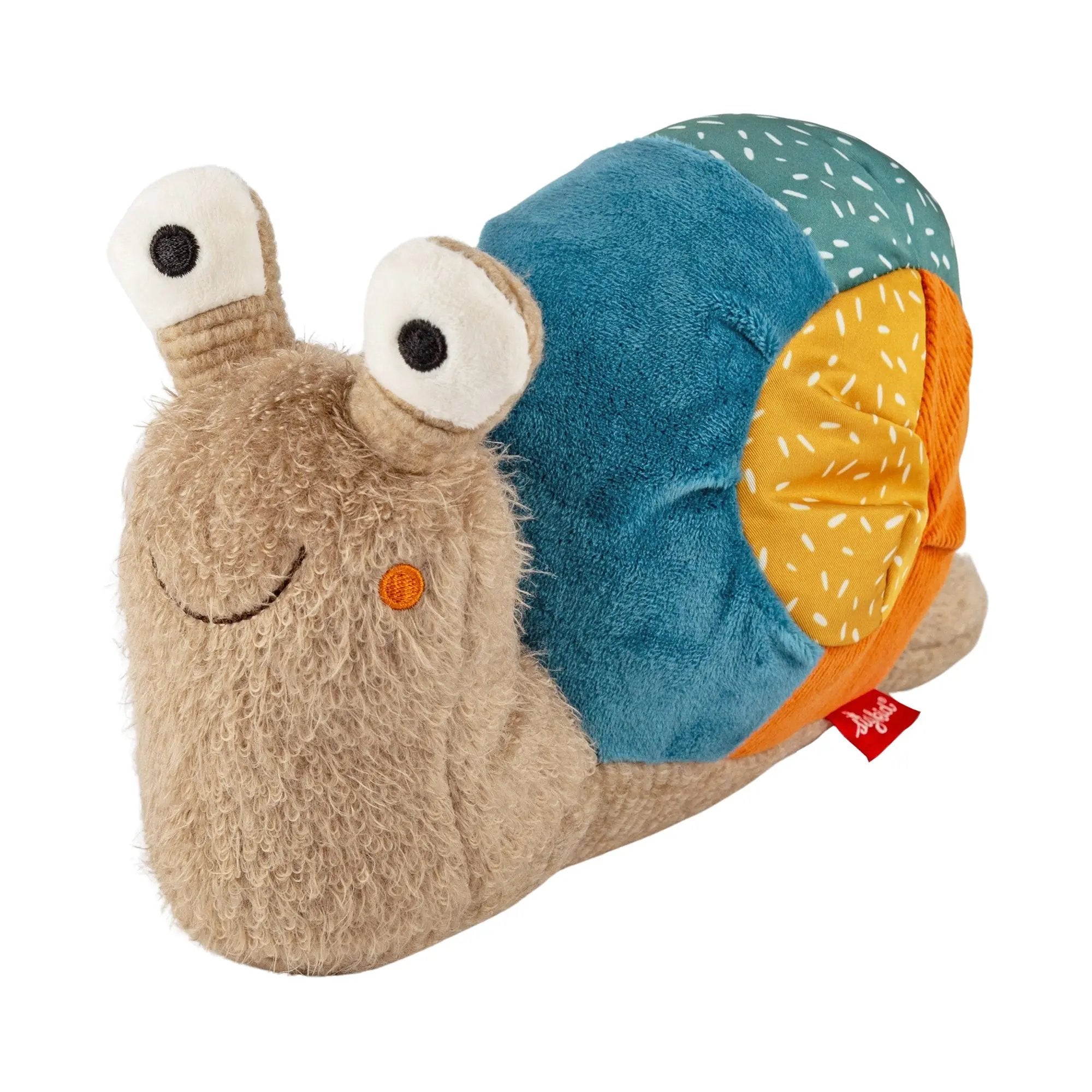 Sigikid Patchwork Snail Plush Toy | Playroom Avenue