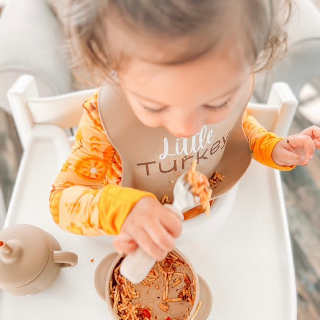 Little Turkey Collection Catch All Bib | Playroom Avenue