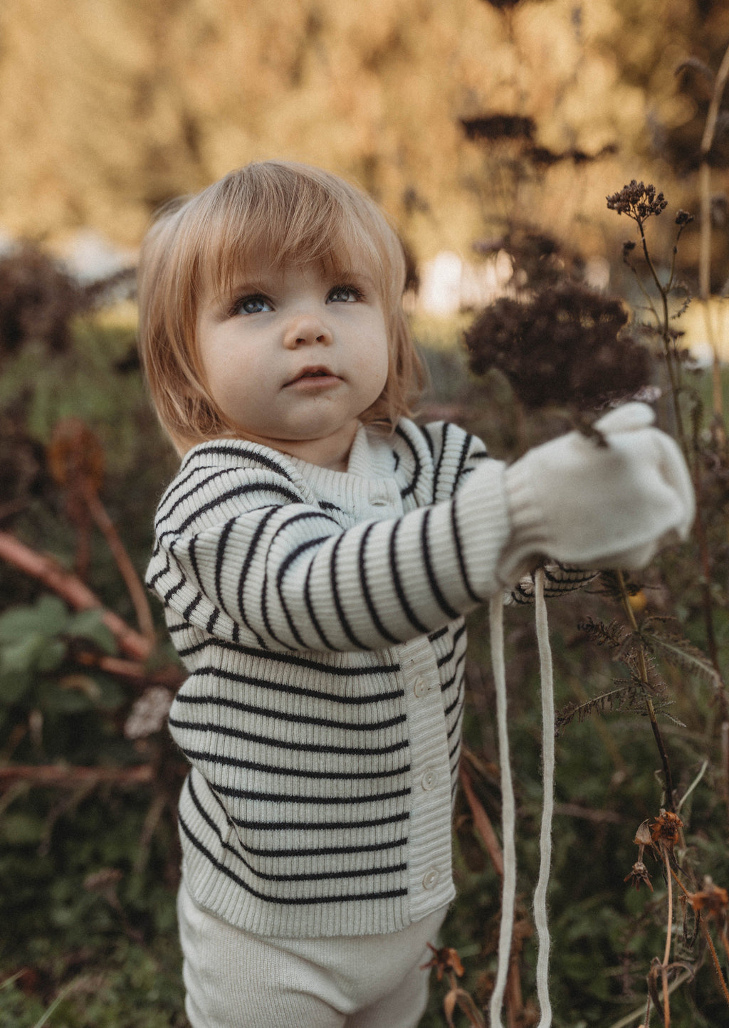 La Petit Lapin Cashmere Cardigan | Black/White | Playroom Avenue