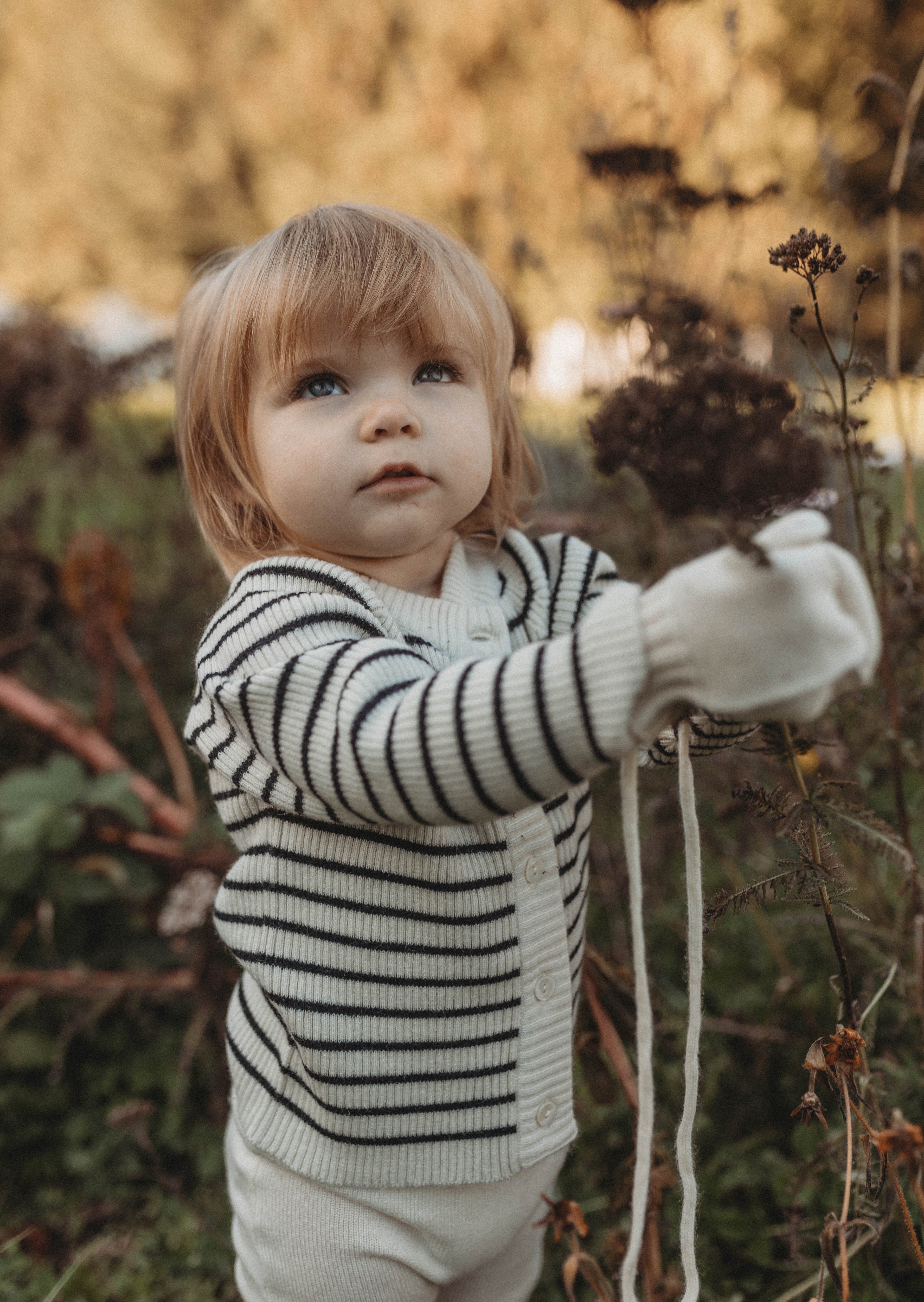 La Petit Lapin Cashmere Cardigan | Black/White | Playroom Avenue