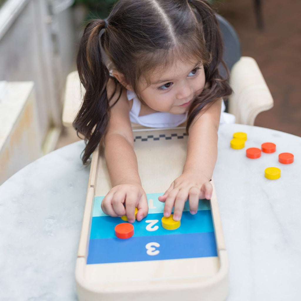 PlanToys 2-In-1 Shuffleboard Game | Playroom Avenue