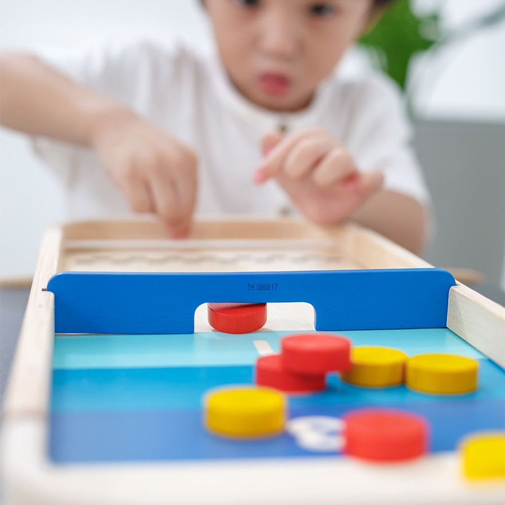 PlanToys 2-In-1 Shuffleboard Game | Playroom Avenue