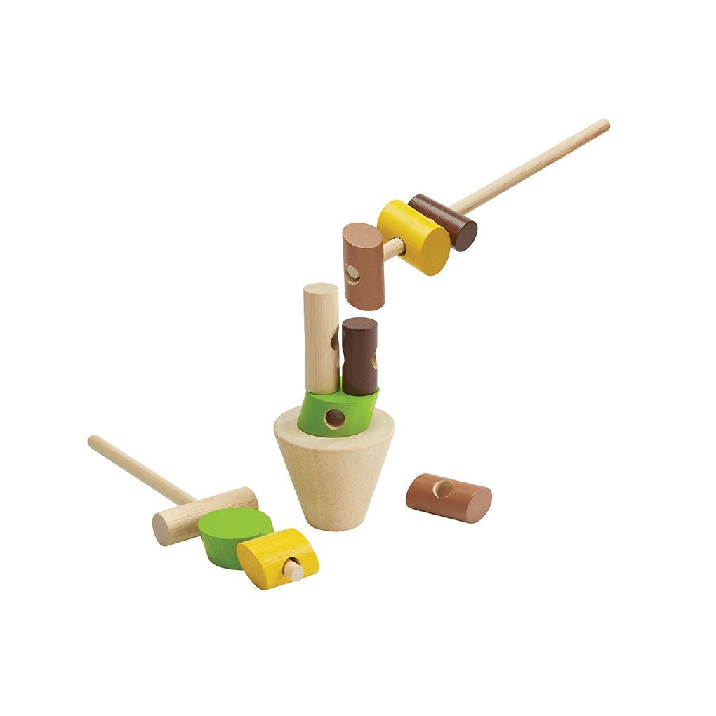 PlanToys Stacking Logs | Playroom Avenue