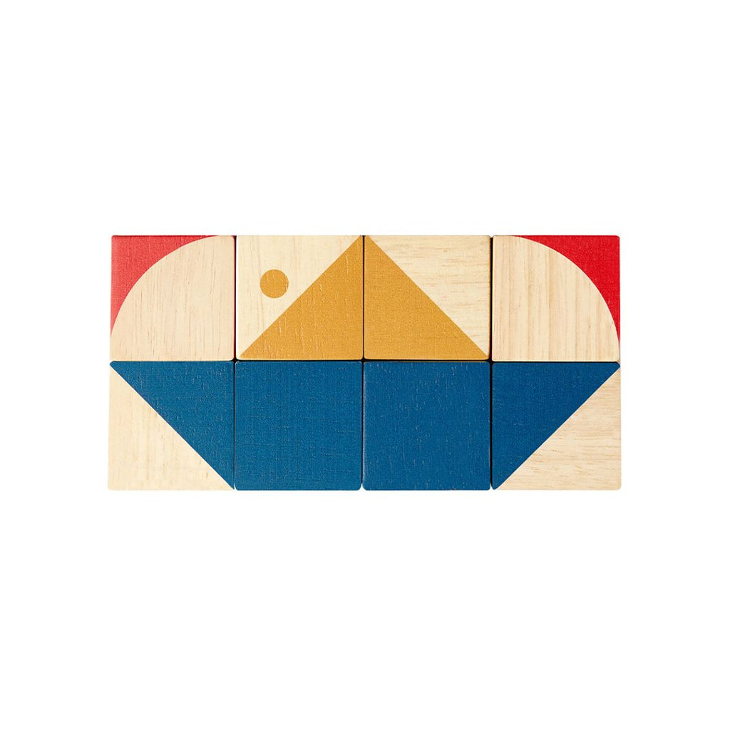 PlanToys Geo Pattern Cubes | Playroom Avenue